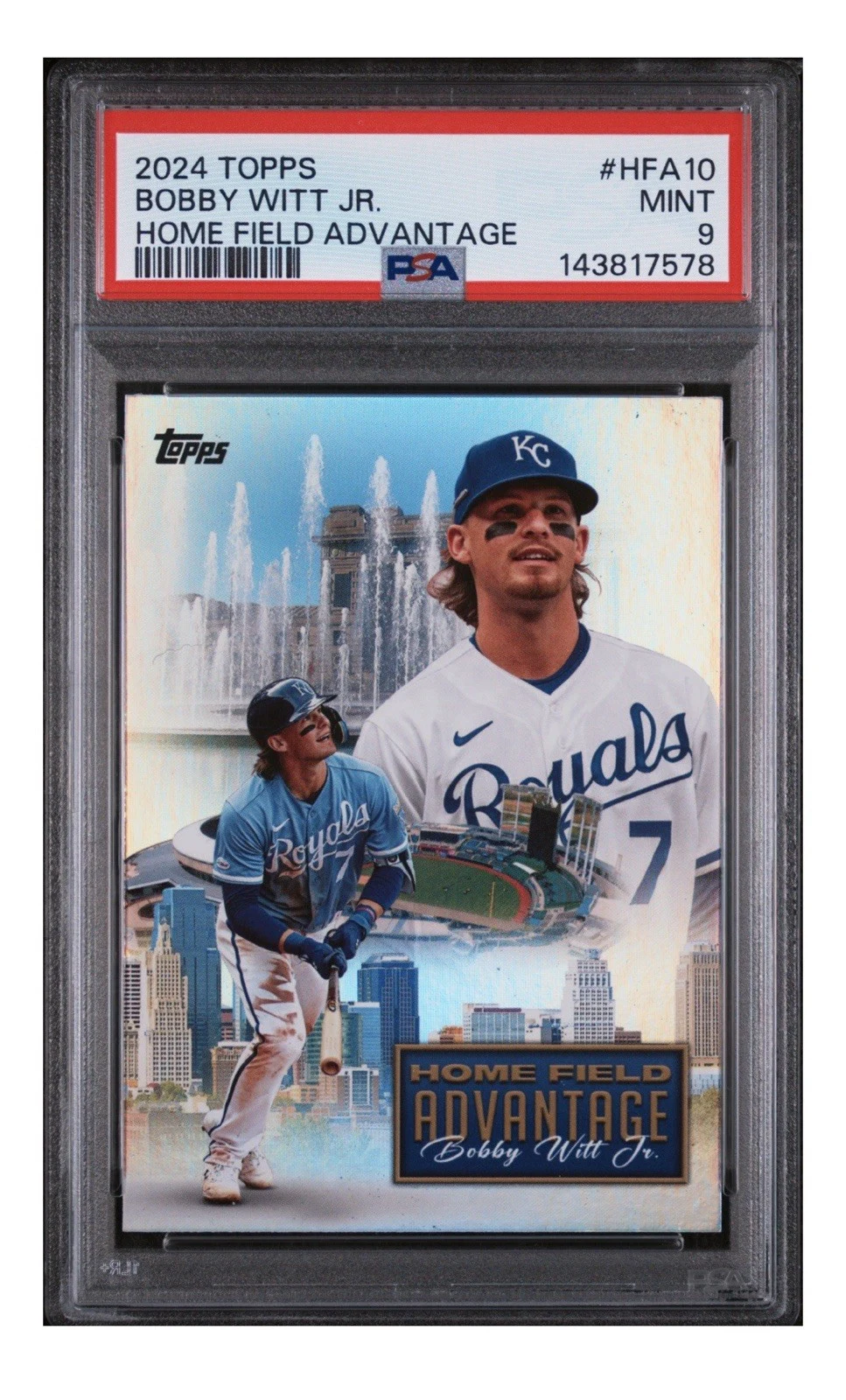 Bobby Witt Jr. #HFA-10 2024 Topps Baseball Home Field Advantage front