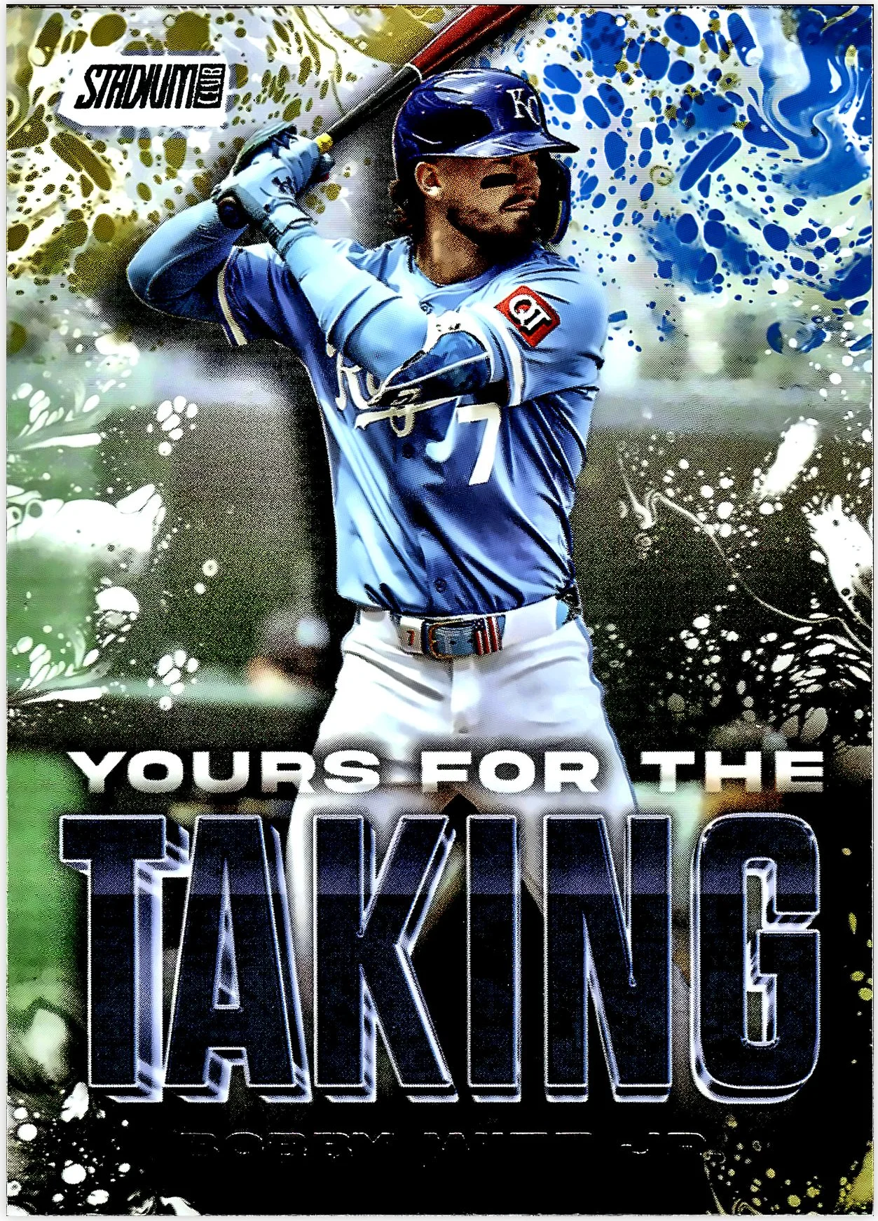 Bobby Witt Jr. 2025 Stadium Club #YK-16 Yours for the Taking baseball card - Front