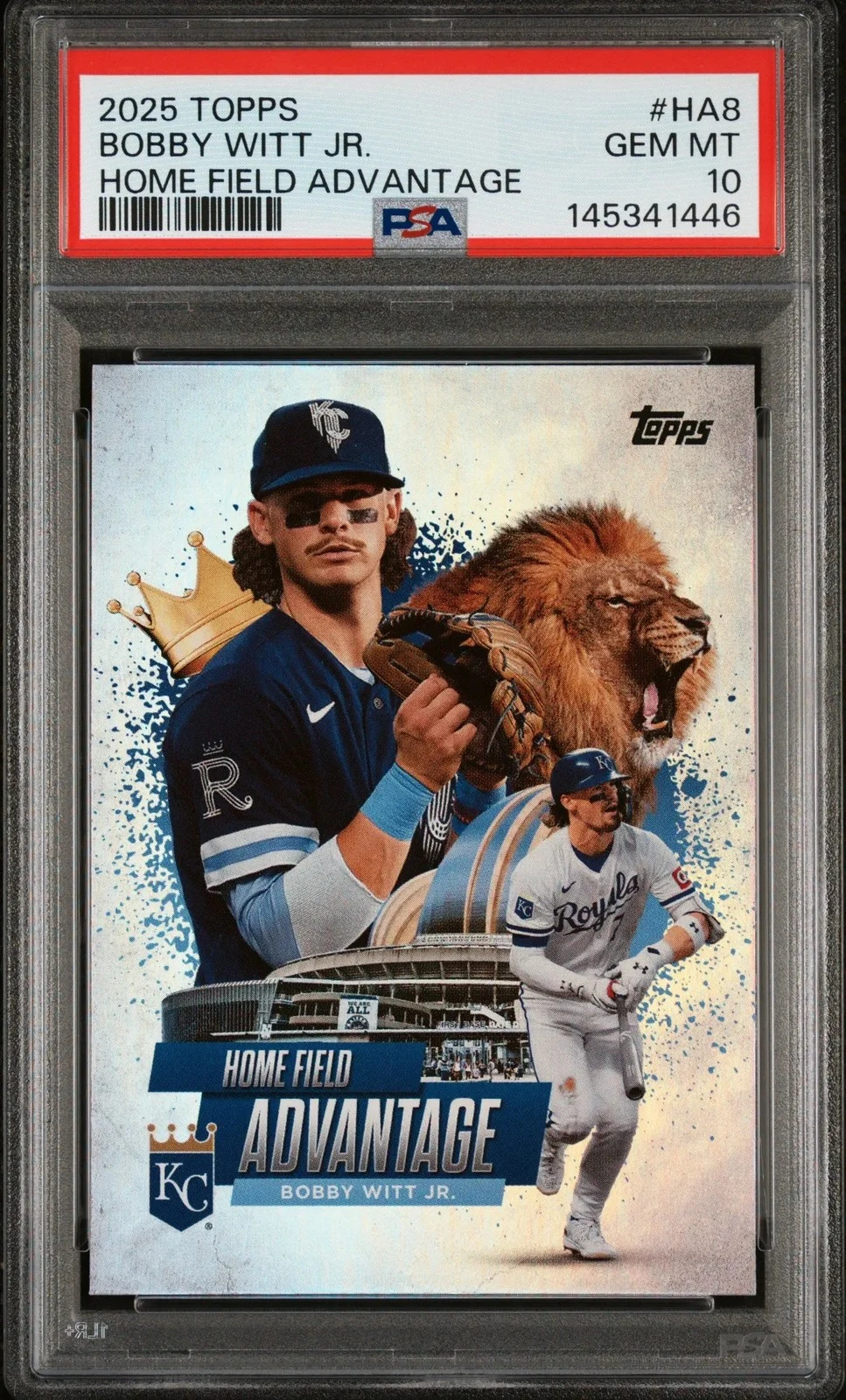Bobby Witt Jr. #HA-8 2025 Topps Baseball Home Field Advantage front