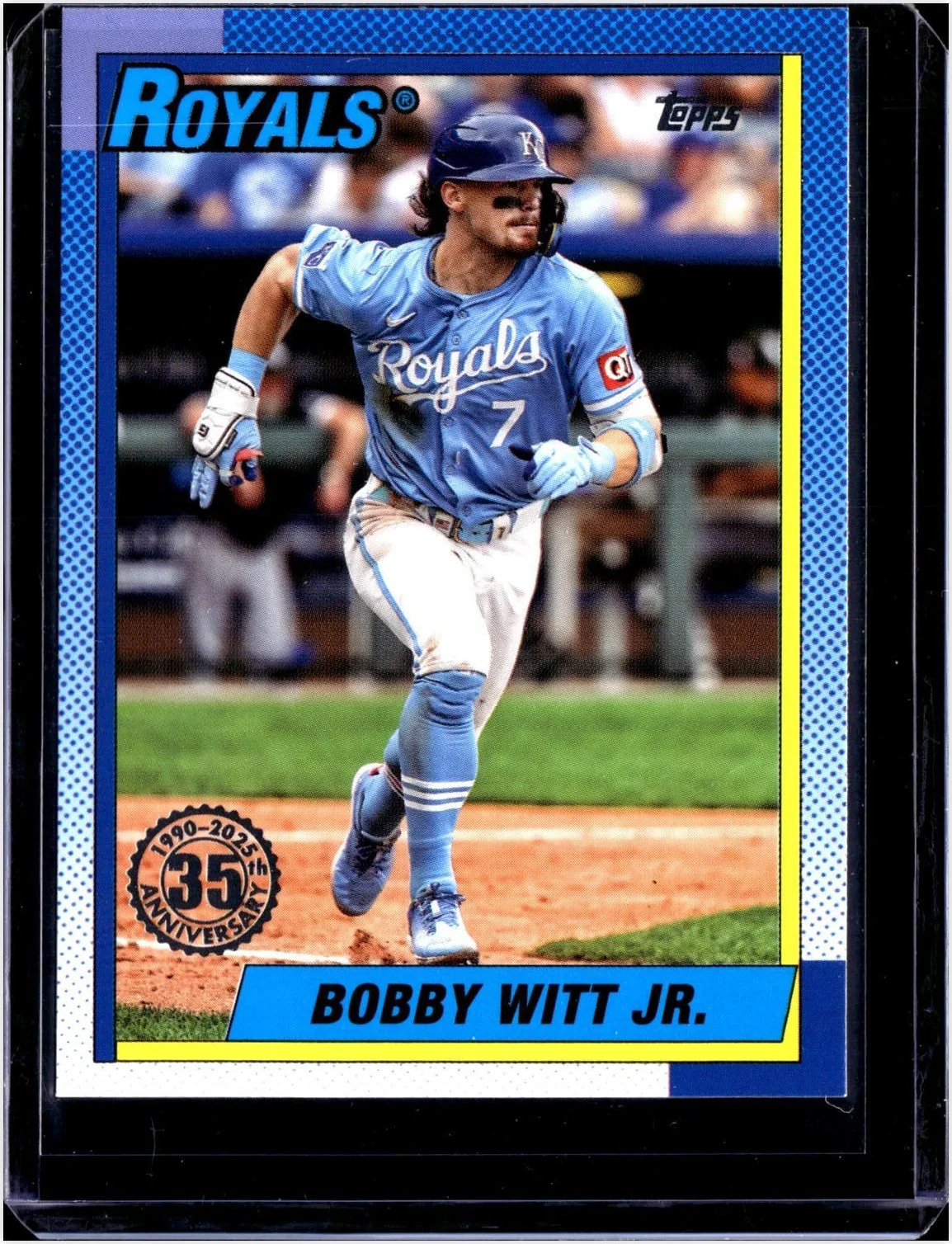 Bobby Witt Jr. 2025 Topps #T90-23 1990 Topps Baseball 35th Anniversary (Series One) baseball card - Front