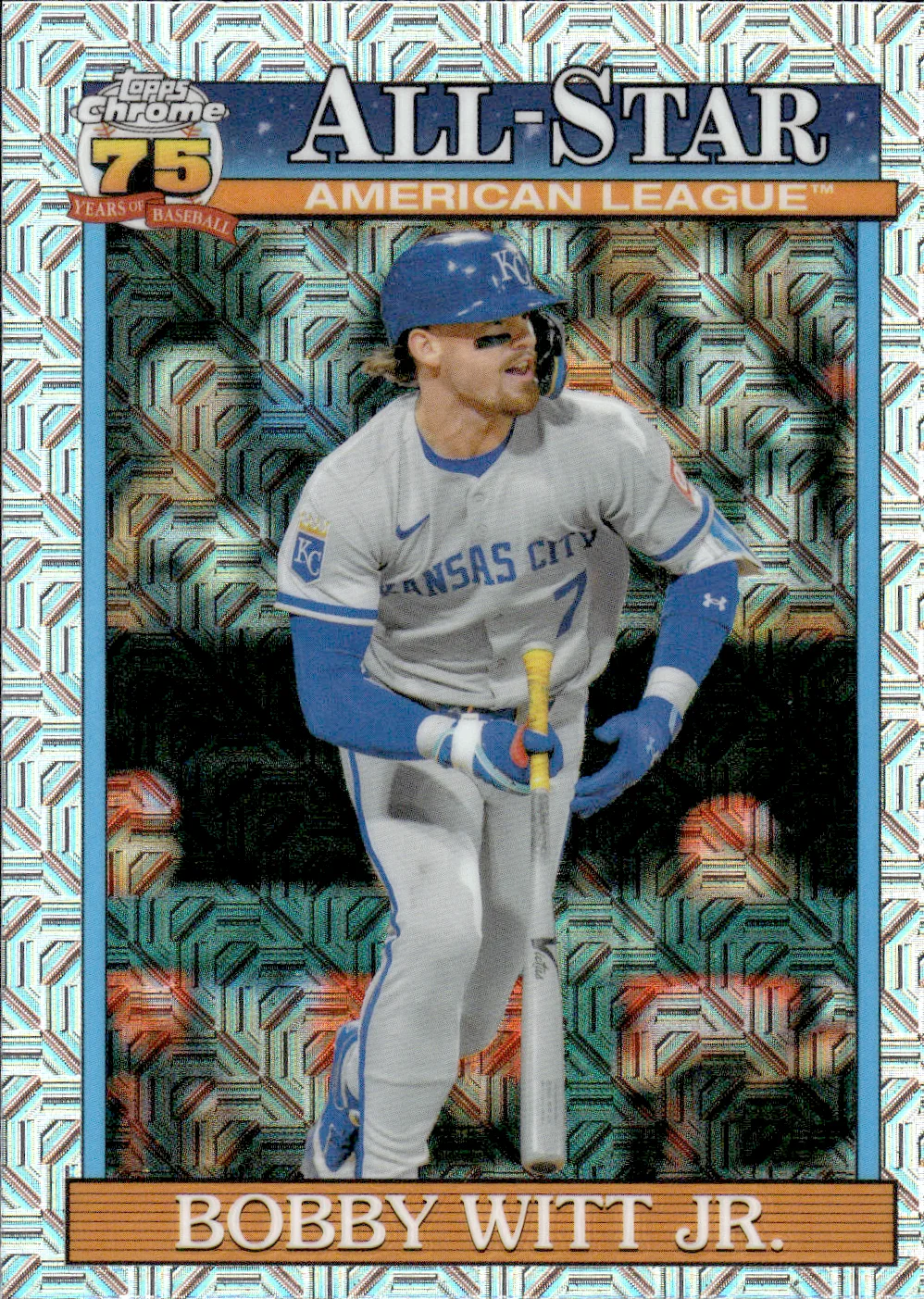Bobby Witt Jr. #91ASC-23 Mojo Silver Pack 2026 Topps Series 2 Baseball All-Star baseball card - Front