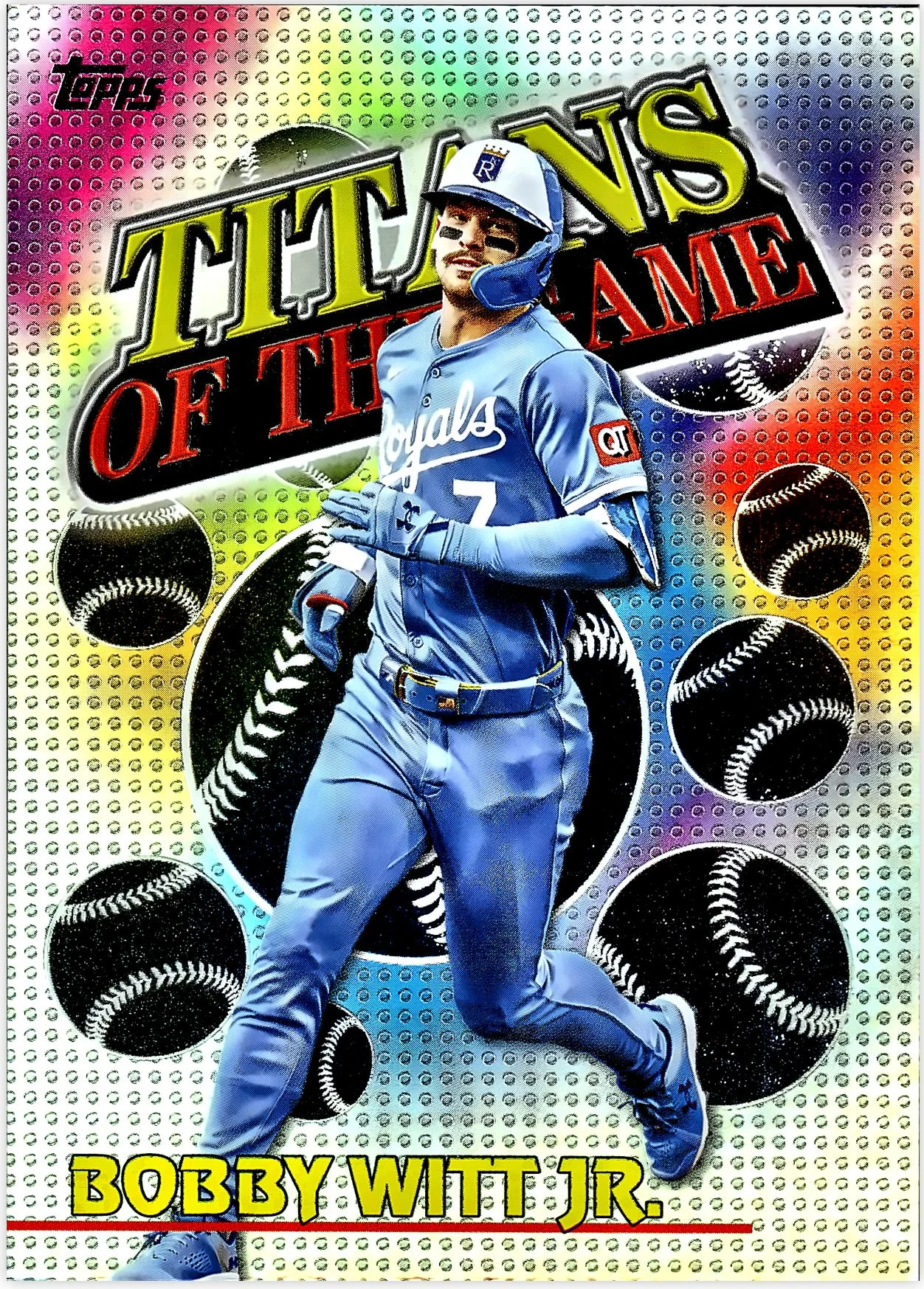 Bobby Witt Jr. 2026 Topps #TOG-16 Titans of the Game baseball card - Front