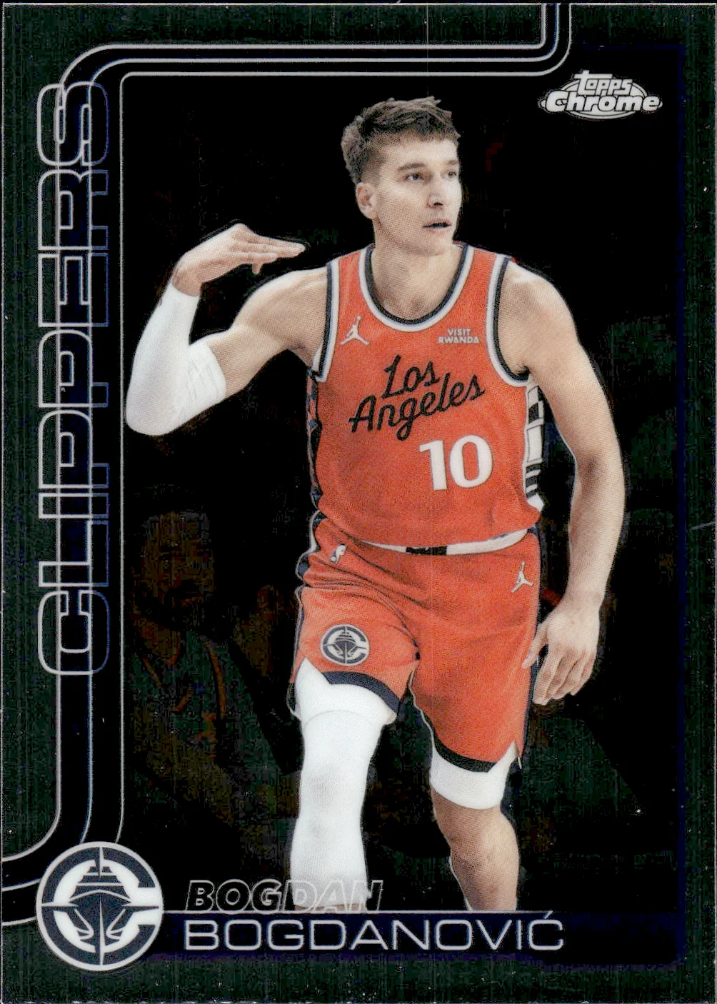 Bogdan Bogdanovic #92 2025 Topps Chrome Update Basketball basketball card - Front