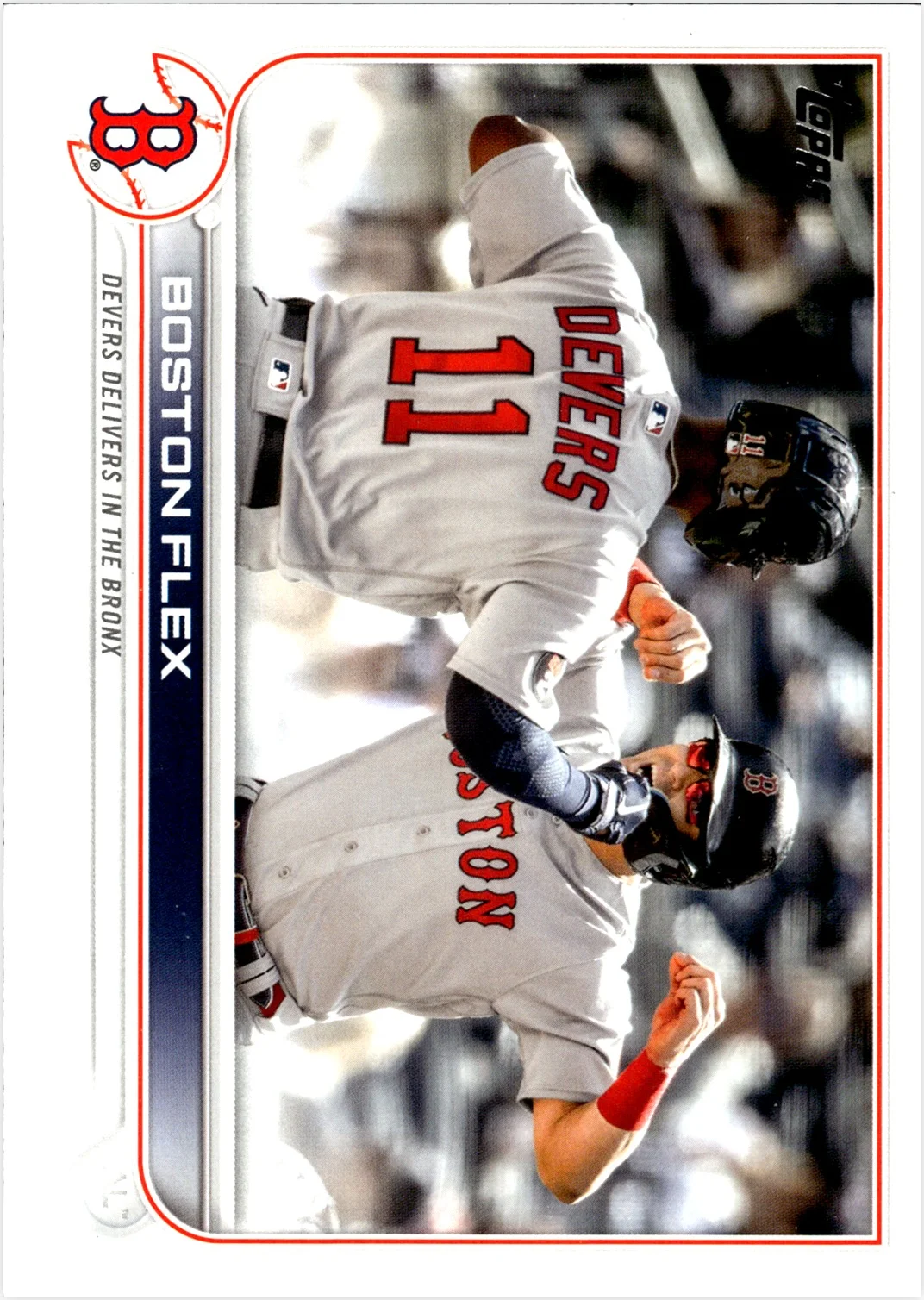 Boston Flex 2022 Topps Update #US11 baseball card - Front