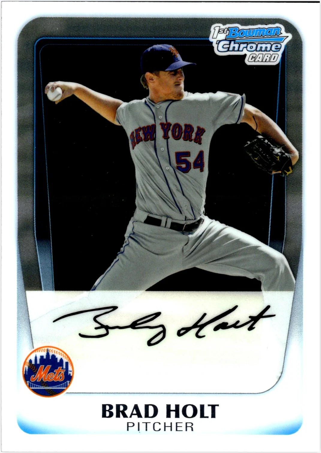 Brad Holt 2011 Bowman Chrome #BCP174 Prospects baseball card - Front