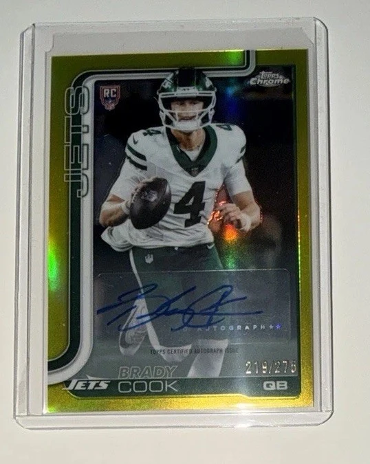 Brady Cook 2025 Topps Chrome Football card