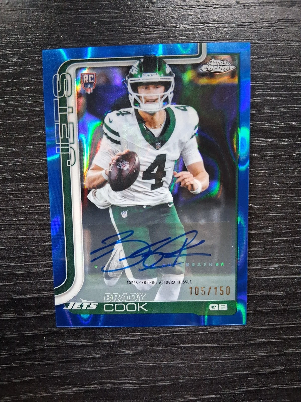 Brady Cook 2025 Topps Chrome Football card