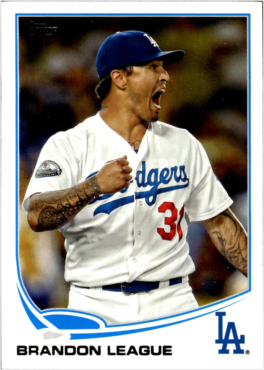 Brandon League 2013 Topps #295 baseball card - Front