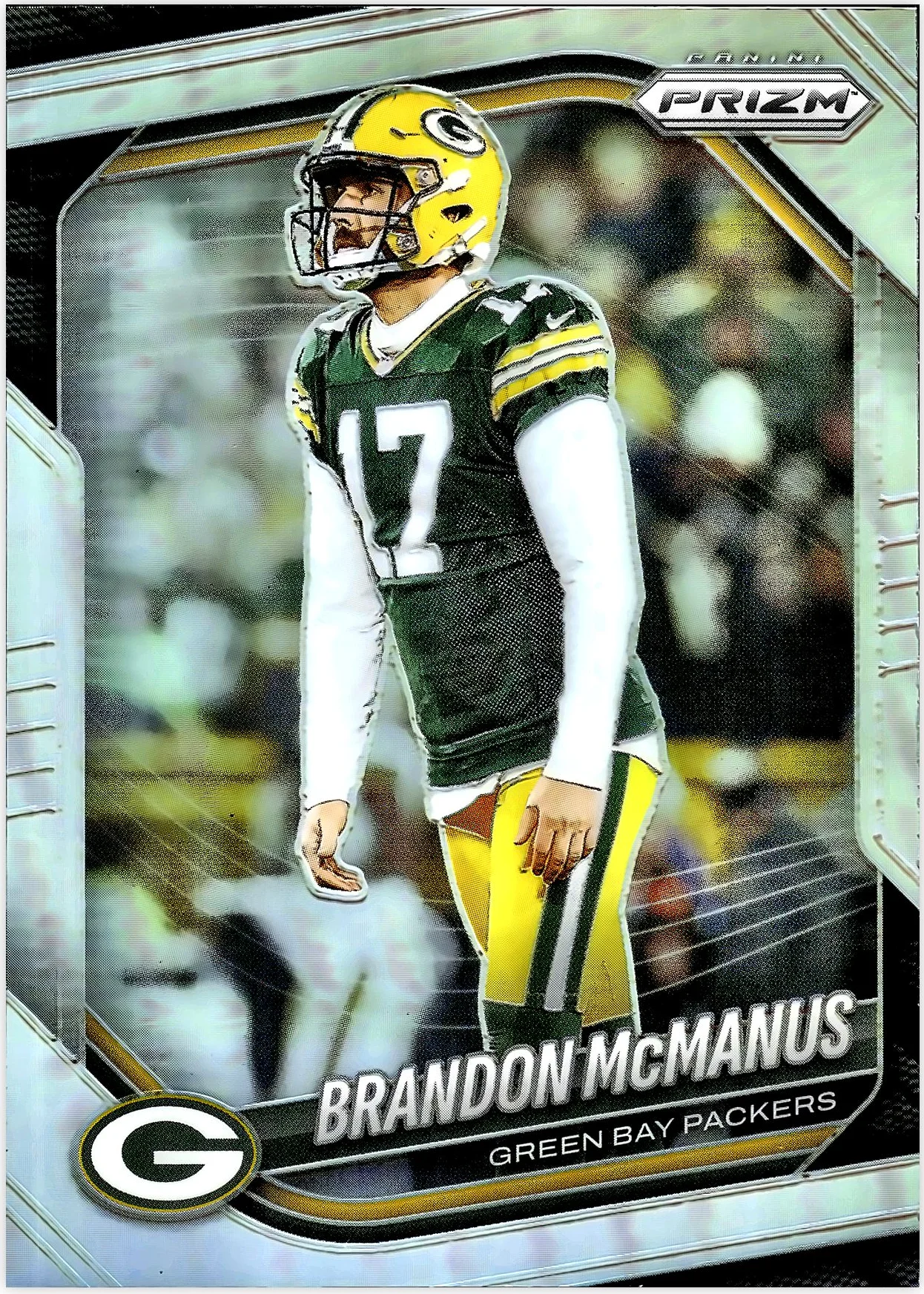 Brandon McManus 2025 Panini Prizm #290 Silver football card - Front