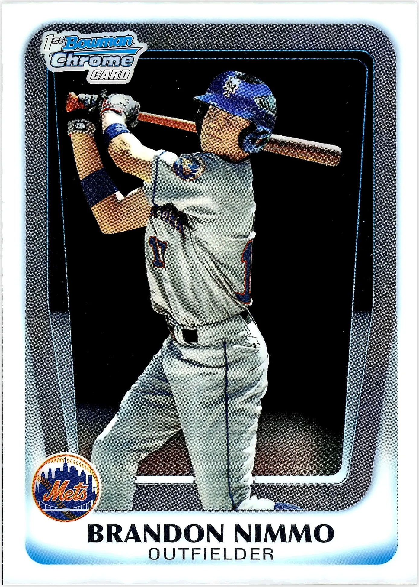 Brandon Nimmo 2011 Bowman Draft Picks & Prospects #BDPP63 Chrome Prospects baseball card - Front