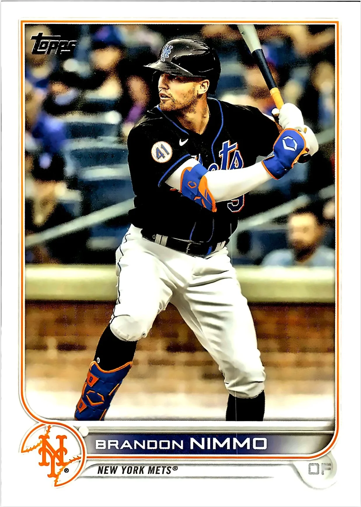 Brandon Nimmo 2022 Topps #344 baseball card - Front