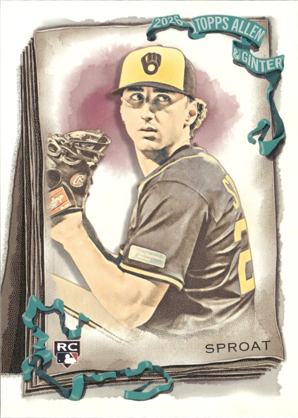 Brandon Sproat #239 Rookie Card 2026 Topps Allen & Ginter trading rookie card - Front