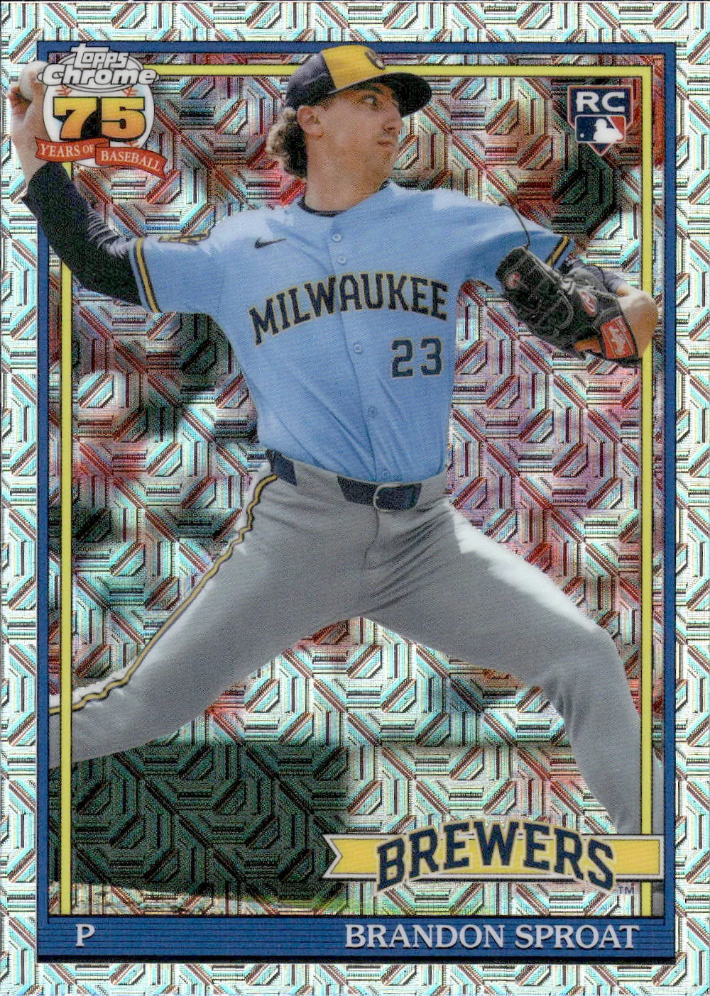 Brandon Sproat #91C2-16 Mojo Silver Pack Rookie Card 2026 Topps Series 2 Baseball baseball rookie card - Front