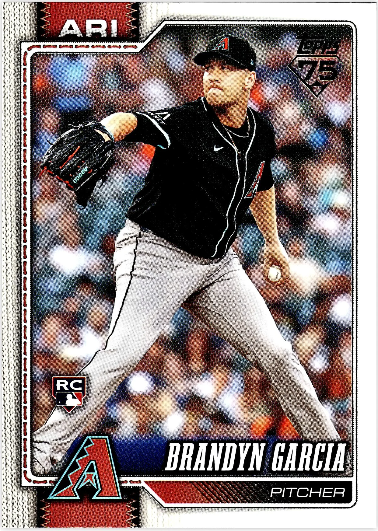 Brandyn Garcia 2026 Topps #163 baseball rookie card - Front