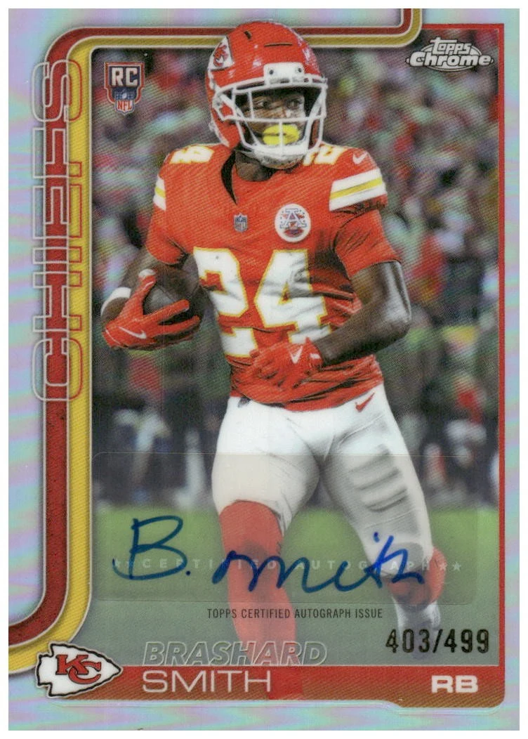 Brashard Smith 2025 Topps Chrome Football card