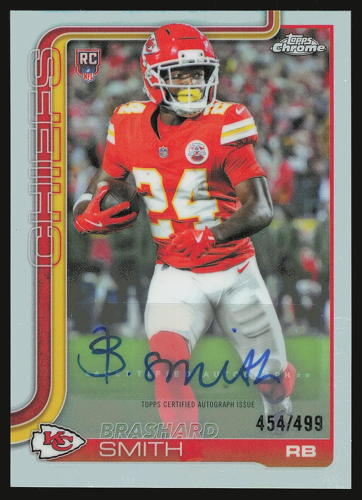 Brashard Smith 2025 Topps Chrome Football card