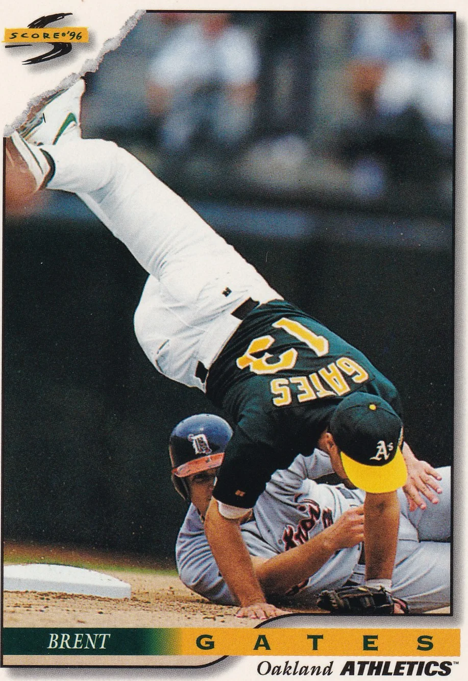 Brent Gates 1996 Score #394 baseball card - Front