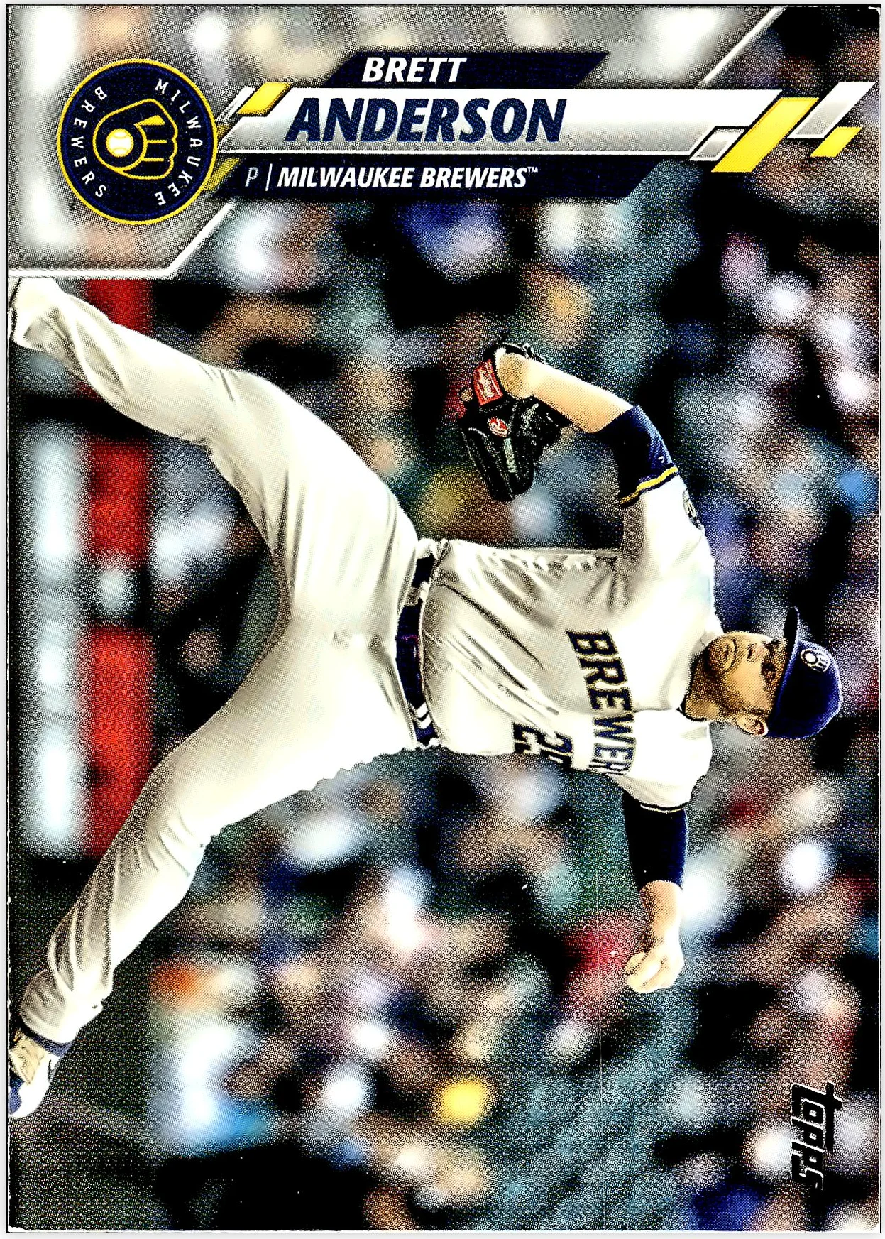 Brett Anderson 2020 Topps Update #U-275 baseball card - Front