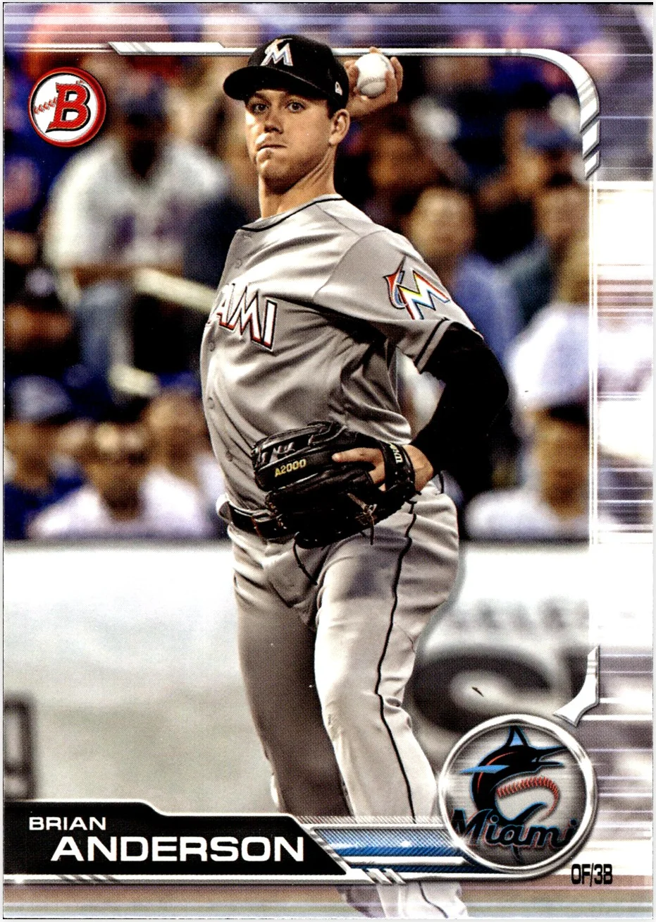 Brian Anderson 2019 Bowman #91 baseball card - Front