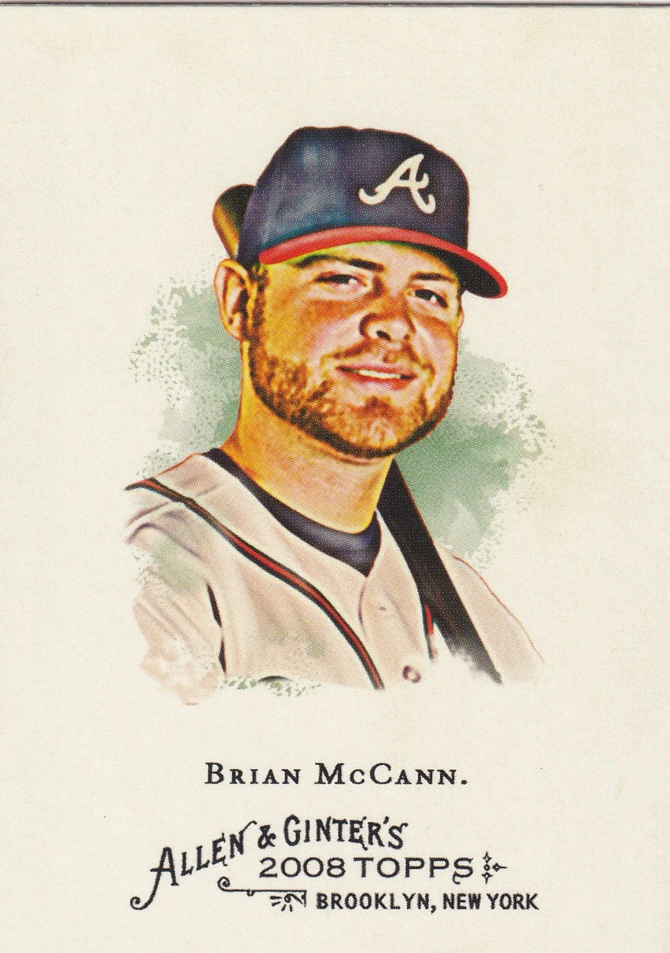 Brian McCann 2008 Topps Allen & Ginter #51 baseball card - Front