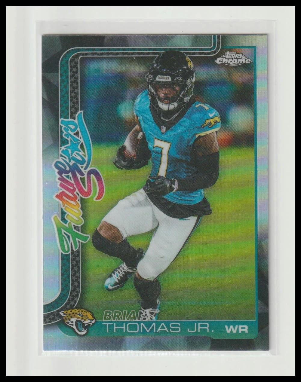 Brian Thomas Jr. 2025 Topps Chrome Football card