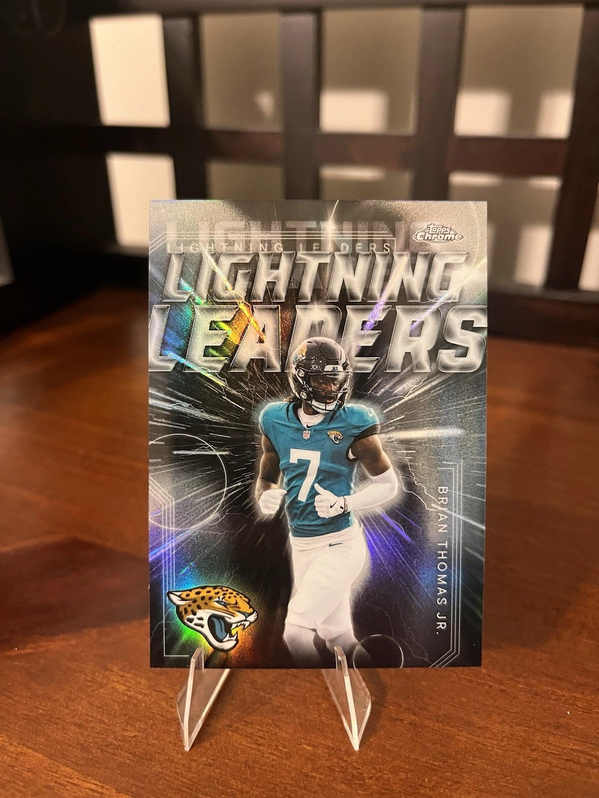 Brian Thomas Jr. 2025 Topps Chrome Football card