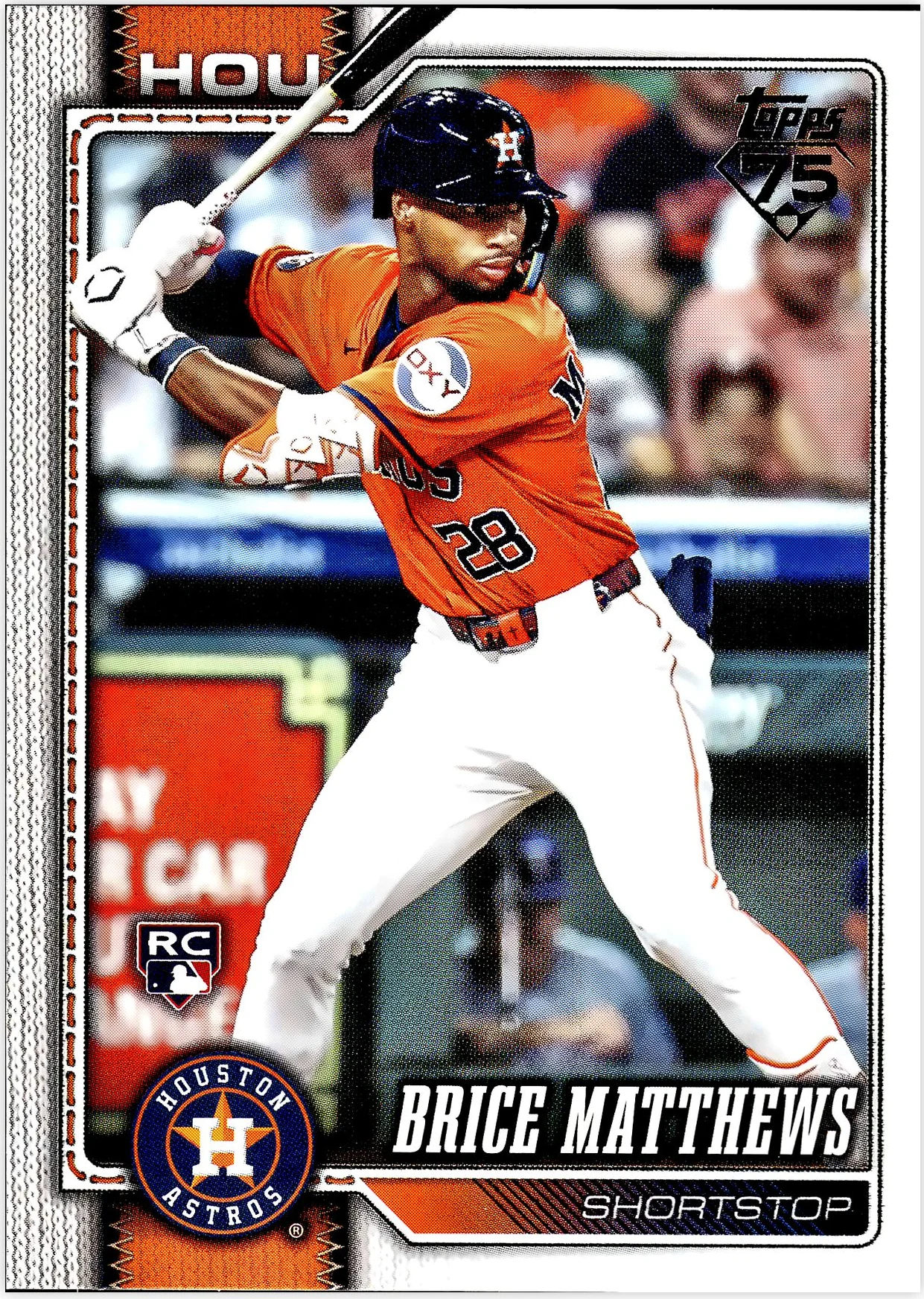 Brice Matthews 2026 Topps #132 baseball card - Front