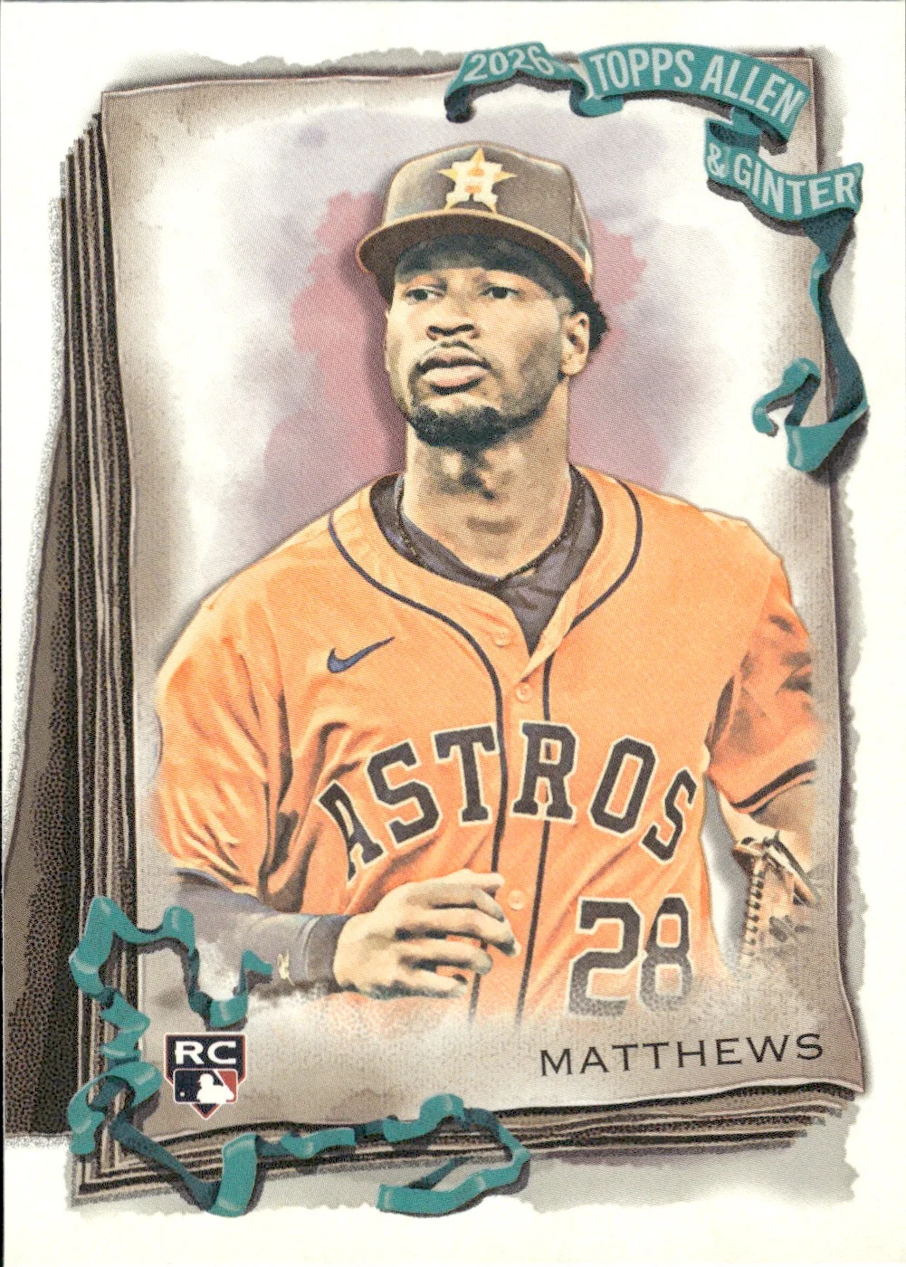 Brice Matthews #19 Rookie Card 2026 Topps Allen & Ginter trading rookie card - Front