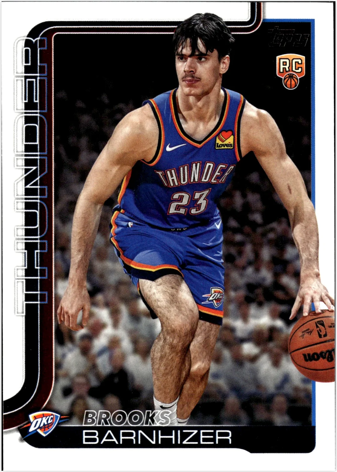 Brooks Barnhizer 2025-26 Topps #245 basketball rookie card - Front