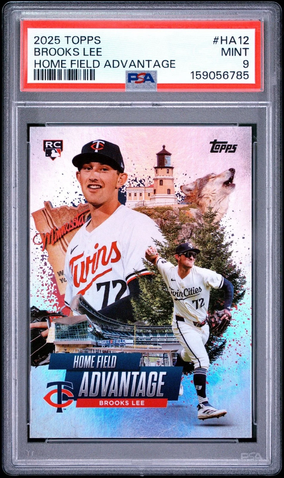 Brooks Lee #HA-12 2025 Topps Baseball Home Field Advantage front