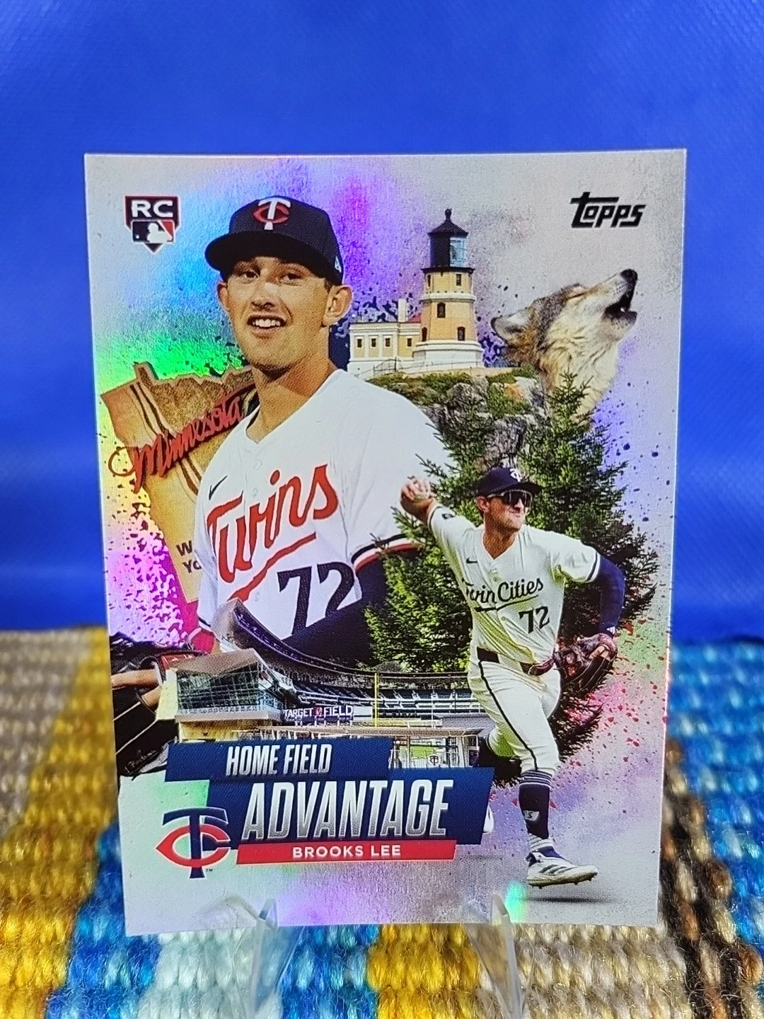 Brooks Lee #HA-12 2025 Topps Series 1 Baseball - Celebration Series Home Field Advantage front