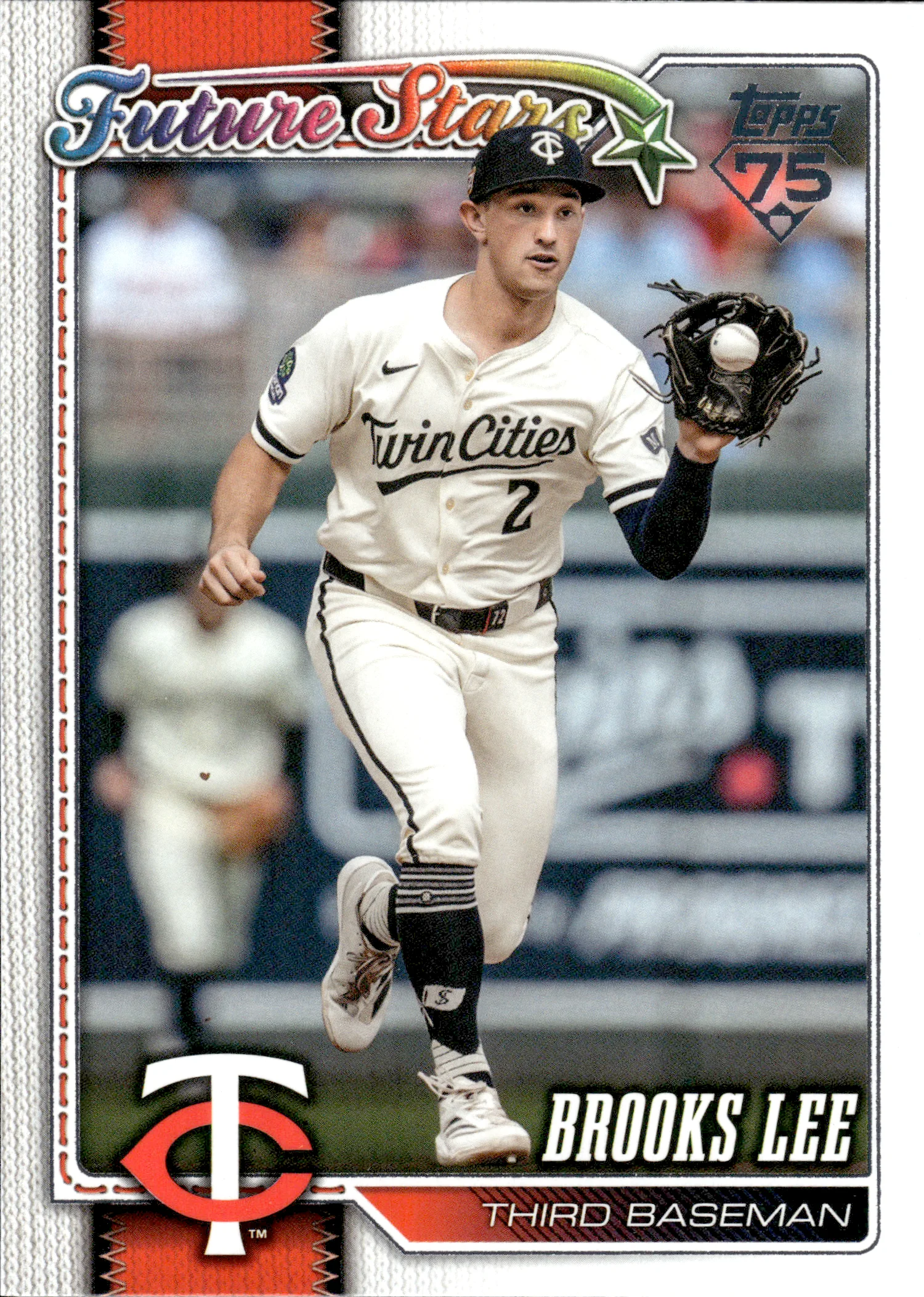 Brooks Lee #610 2026 Topps Series 2 Baseball baseball card - Front