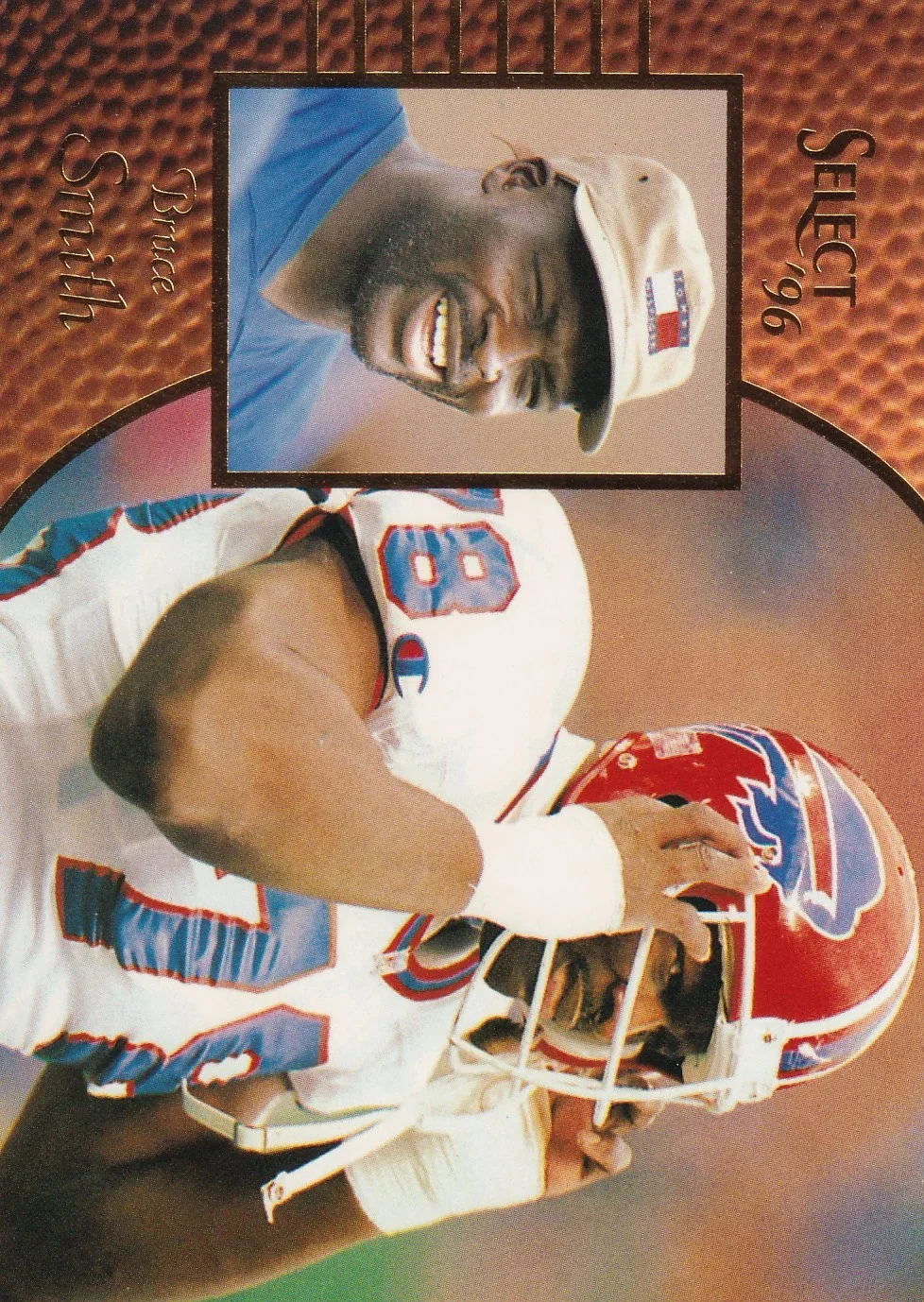Bruce Smith 1996 Select #115 football card - Front