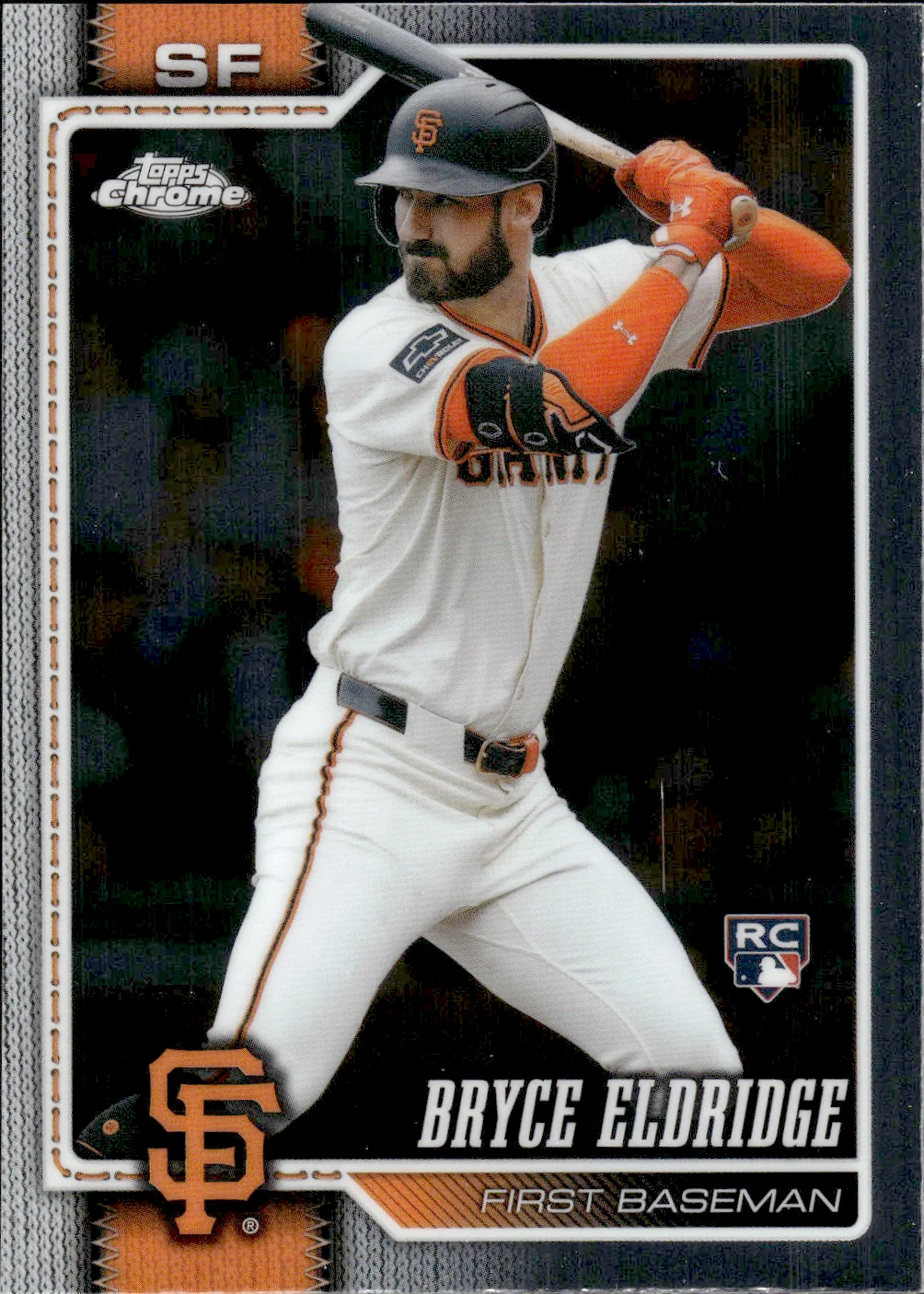 Bryce Eldridge #254 Rookie Card 2026 Topps Chrome Baseball baseball rookie card - Front