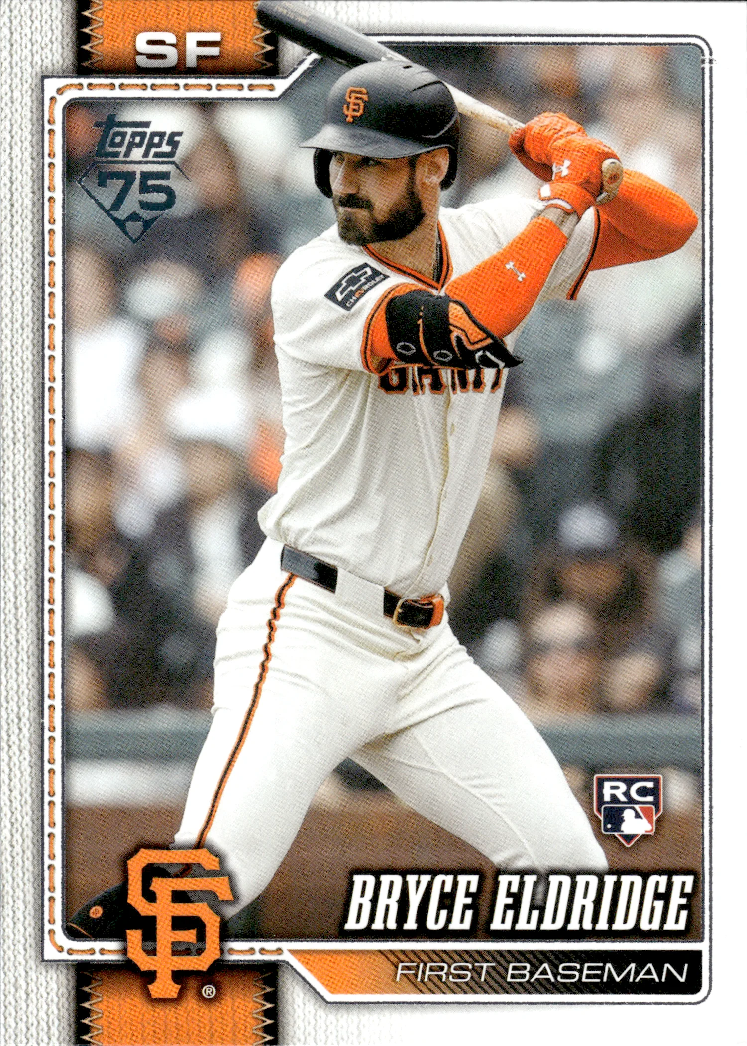 Bryce Eldridge #406 Rookie Card 2026 Topps Series 2 baseball rookie card - Front