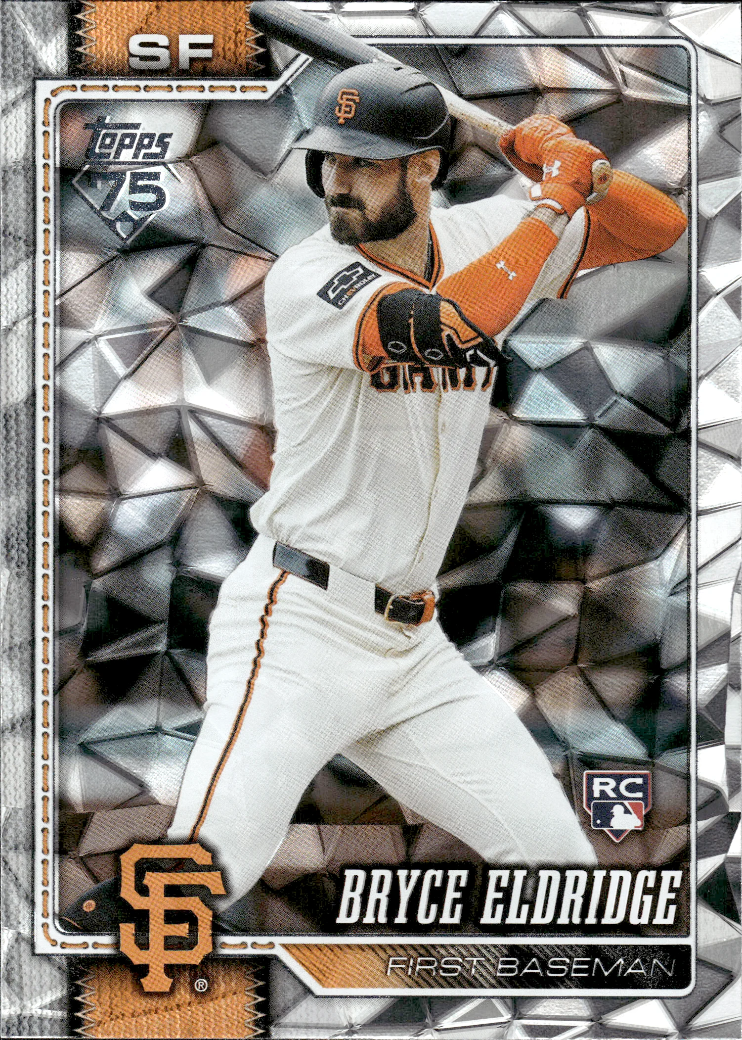 Bryce Eldridge #406 Diamonte Foil Rookie Card 2026 Topps Series 2 Baseball baseball rookie card - Front