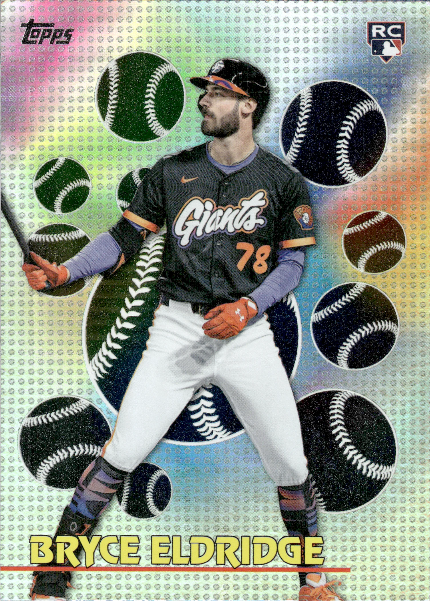 Bryce Eldridge #TOG-38 Rookie Card 2026 Topps Series 2 Baseball Titans of the Game baseball rookie card - Front