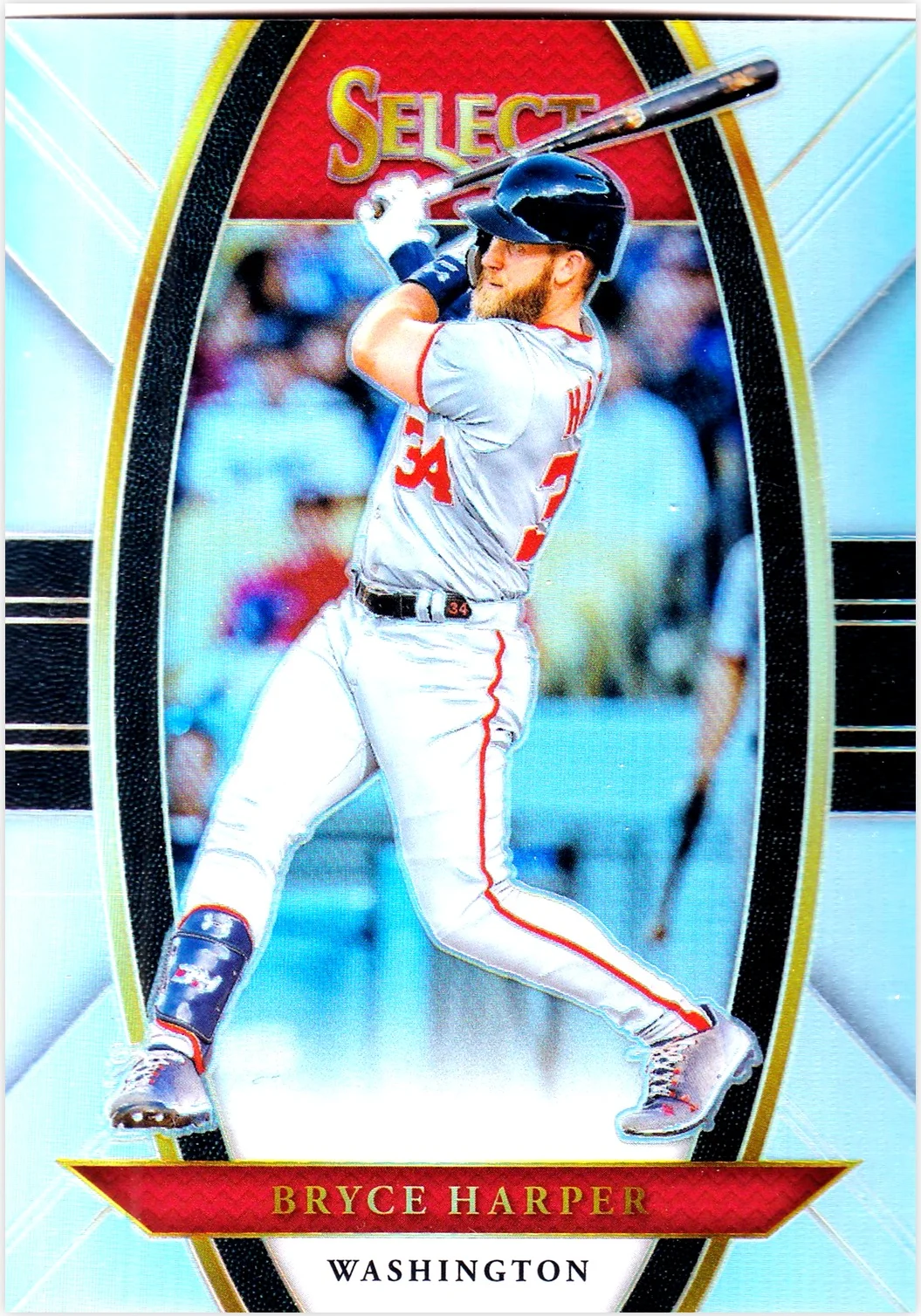 Bryce Harper 2018 Panini Chronicles #7 Select Prizm baseball card - Front