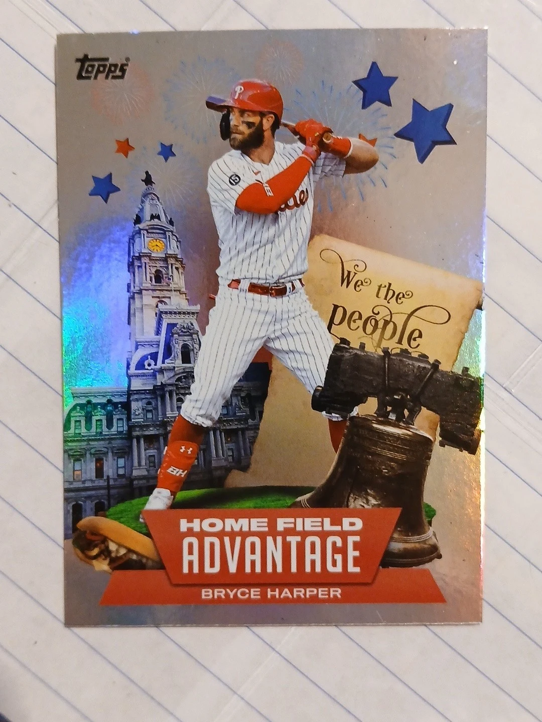 Bryce Harper #HA-3 2022 Topps Baseball Home Field Advantage front
