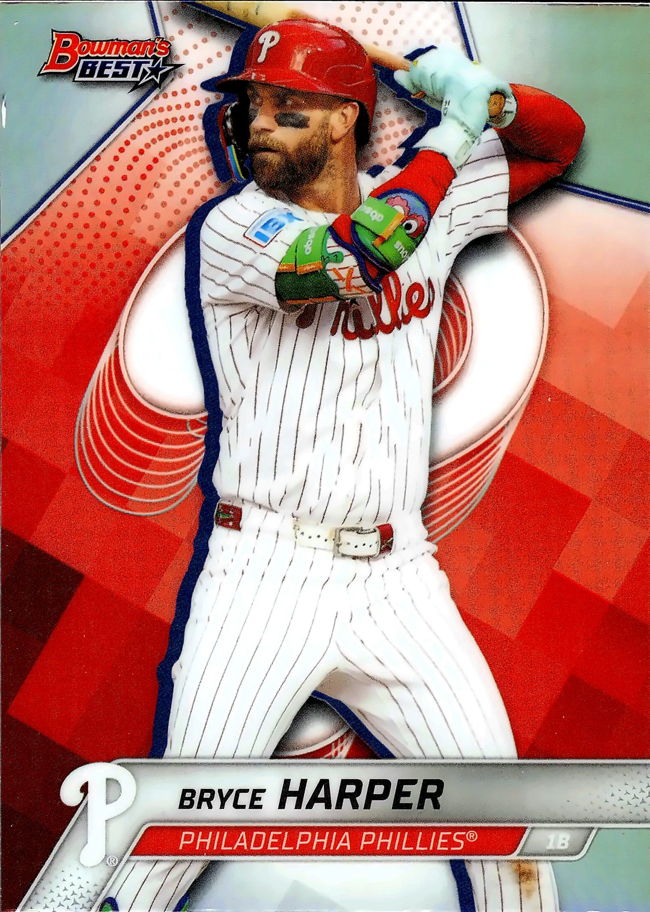 Bryce Harper 2025 Bowman's Best #65 Refractors baseball card - Front