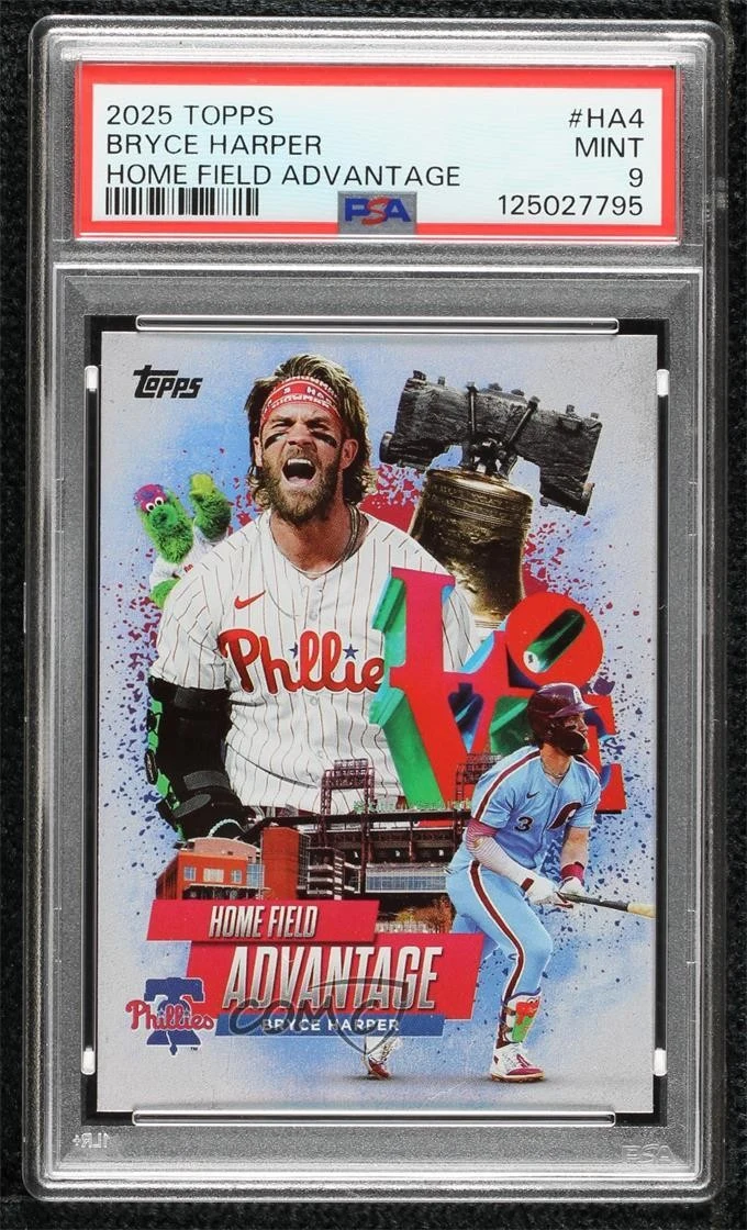 Bryce Harper #HA-4 2025 Topps Baseball Home Field Advantage front