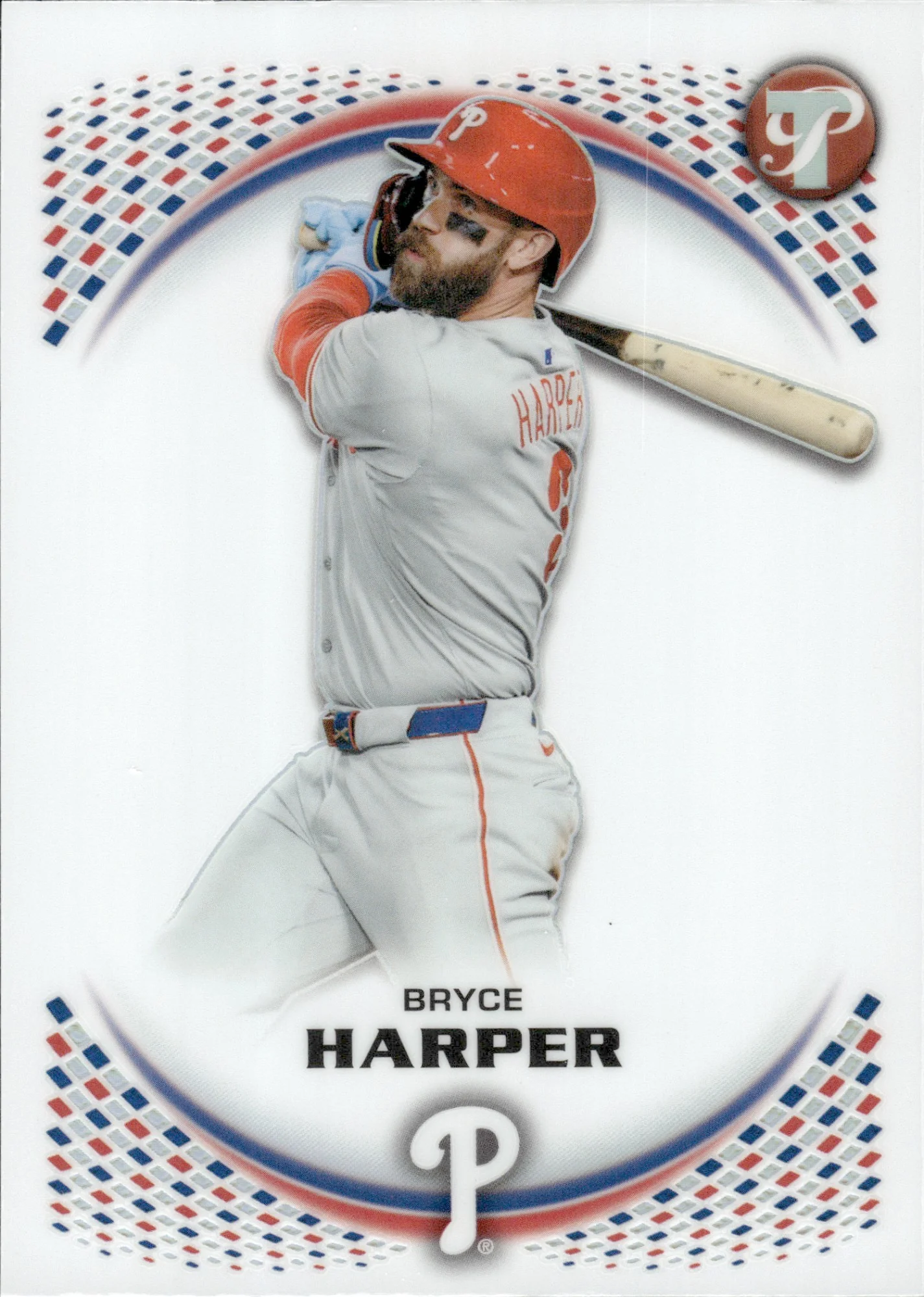 Bryce Harper #68 Refractor 2026 Topps Pristine Baseball baseball card - Front