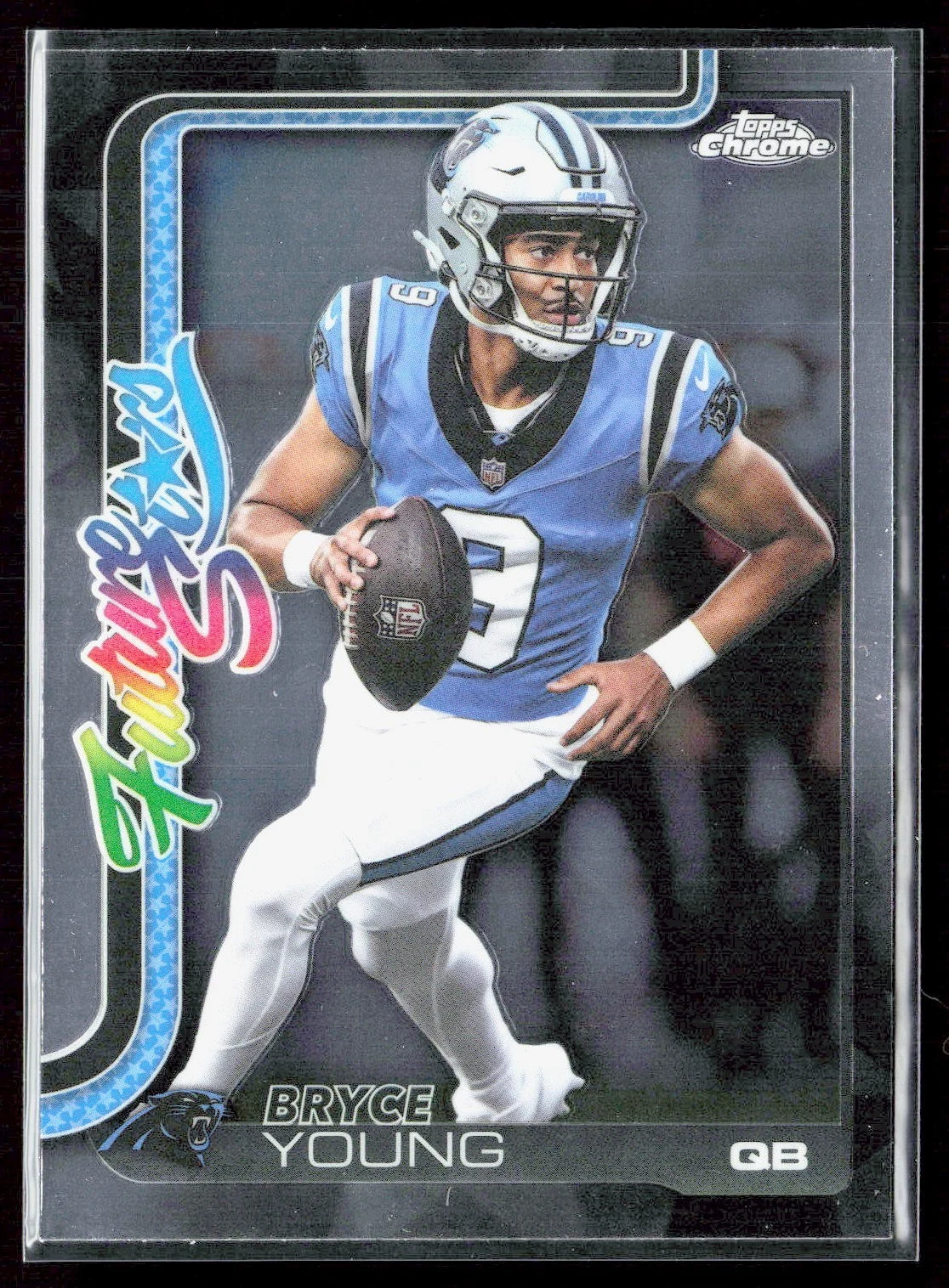 Bryce Young 2025 Topps Chrome Football card