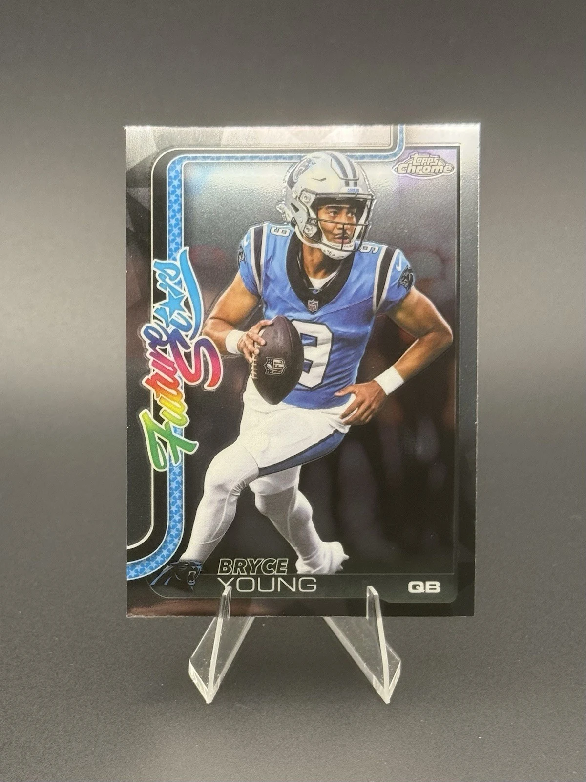 Bryce Young 2025 Topps Chrome Football card