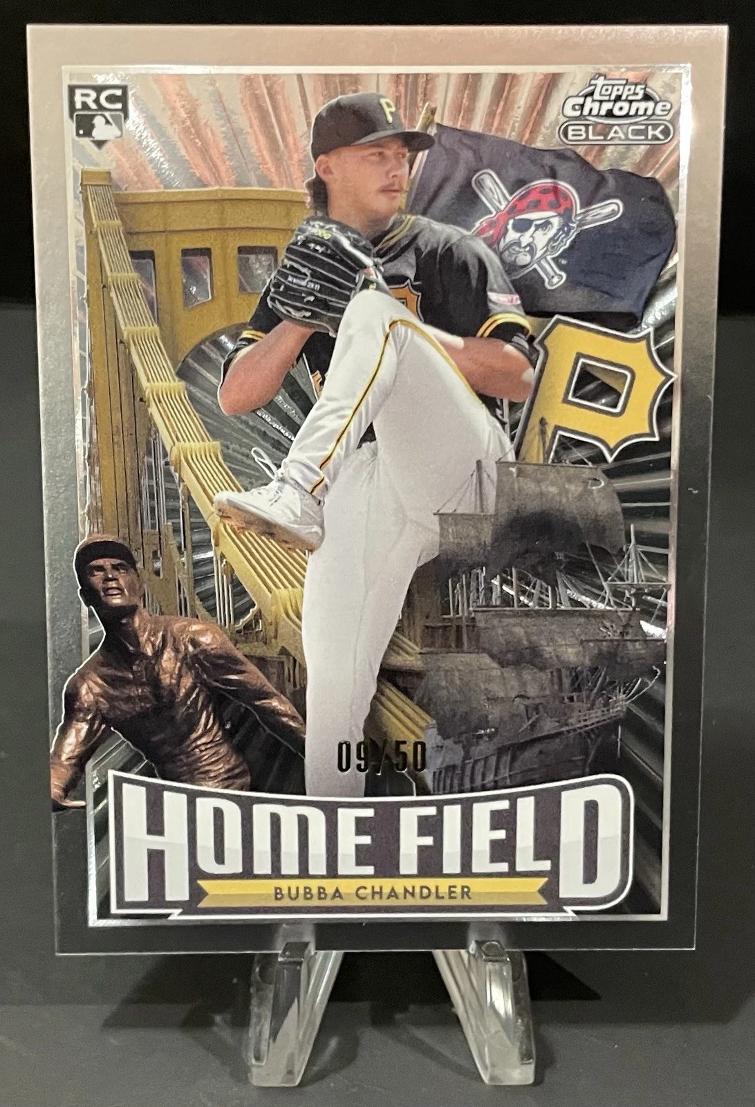 Bubba Chandler #CBHA-13 2026 Topps Chrome Black Baseball Home Field Advantage front