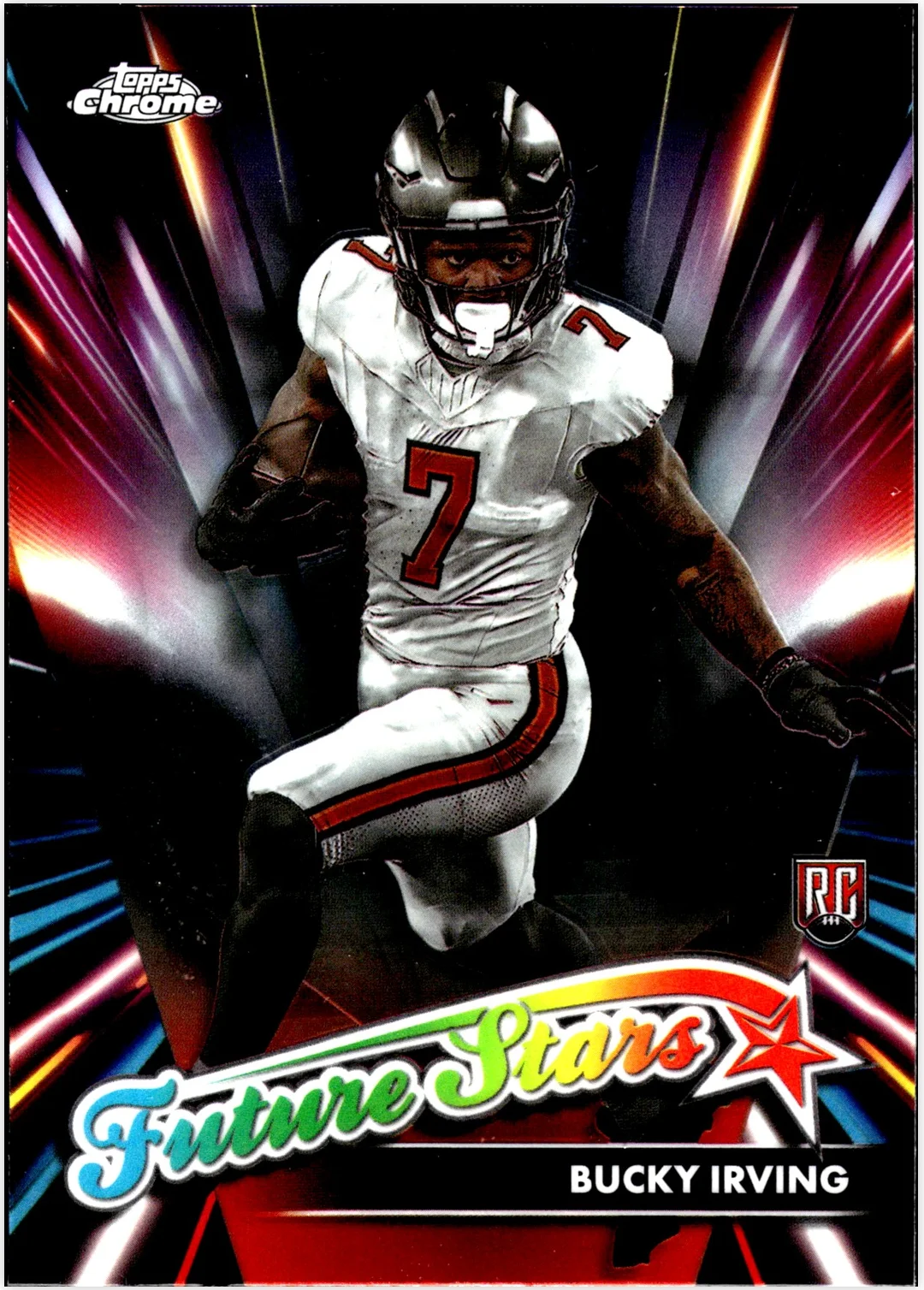 Bucky Irving 2024 Topps Chrome #FS-19 Future Stars football rookie card - Front
