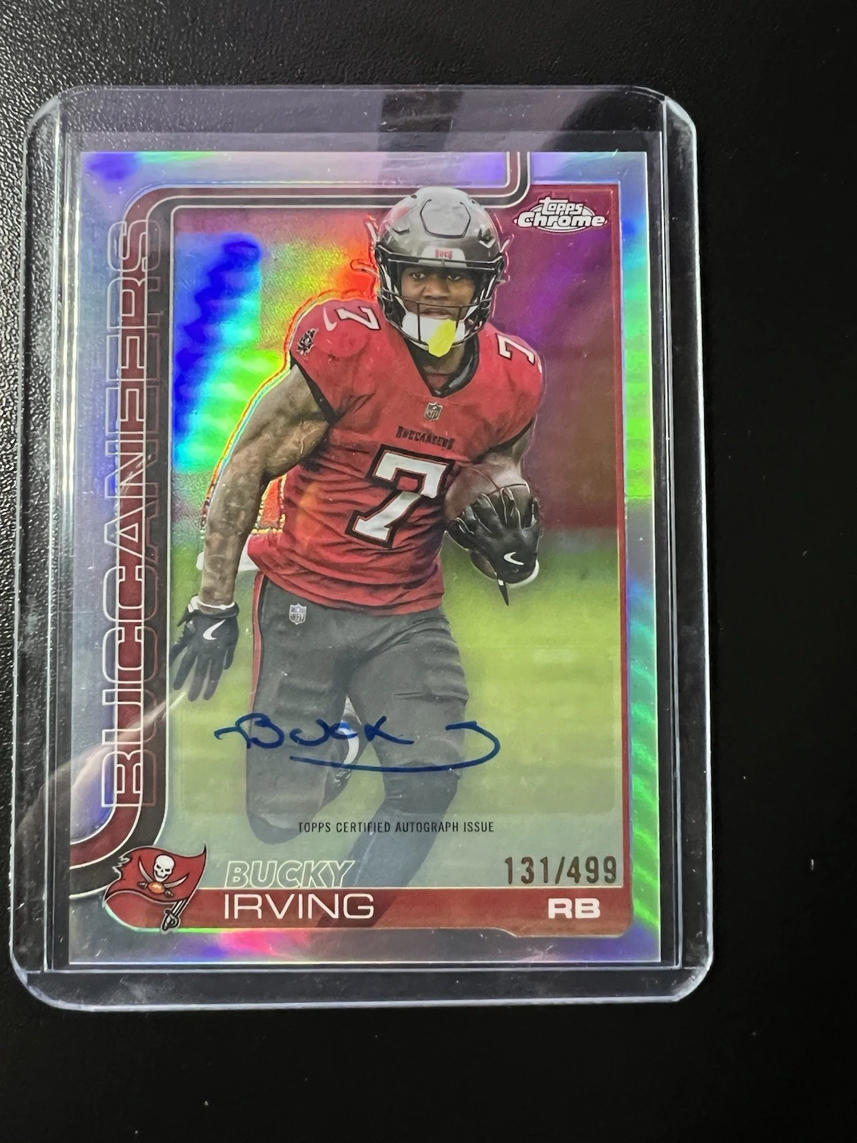Bucky Irving 2025 Topps Chrome Football card