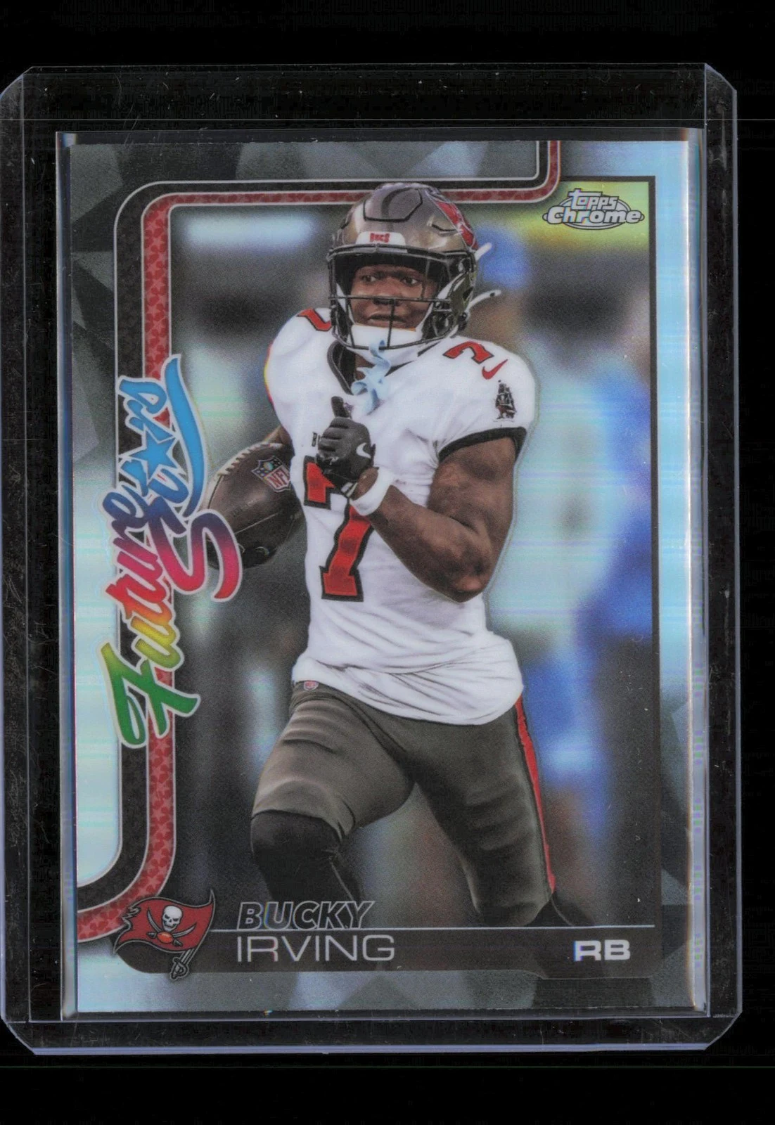 Bucky Irving 2025 Topps Chrome Football card