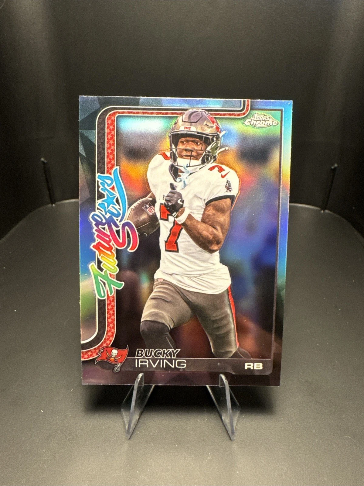 Bucky Irving 2025 Topps Chrome Football card