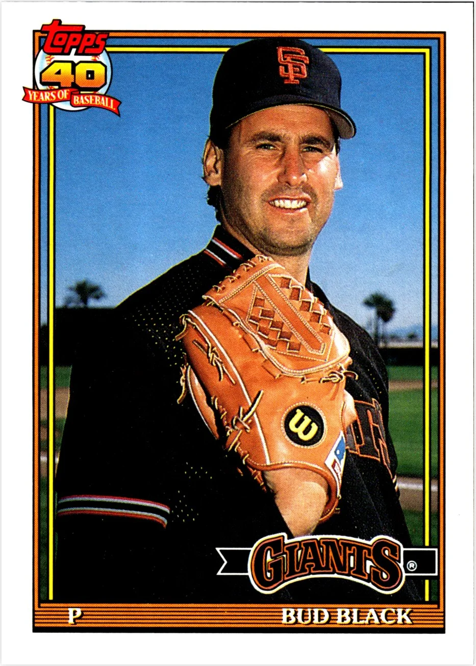 Bud Black 1991 Topps Traded #11T baseball card - Front